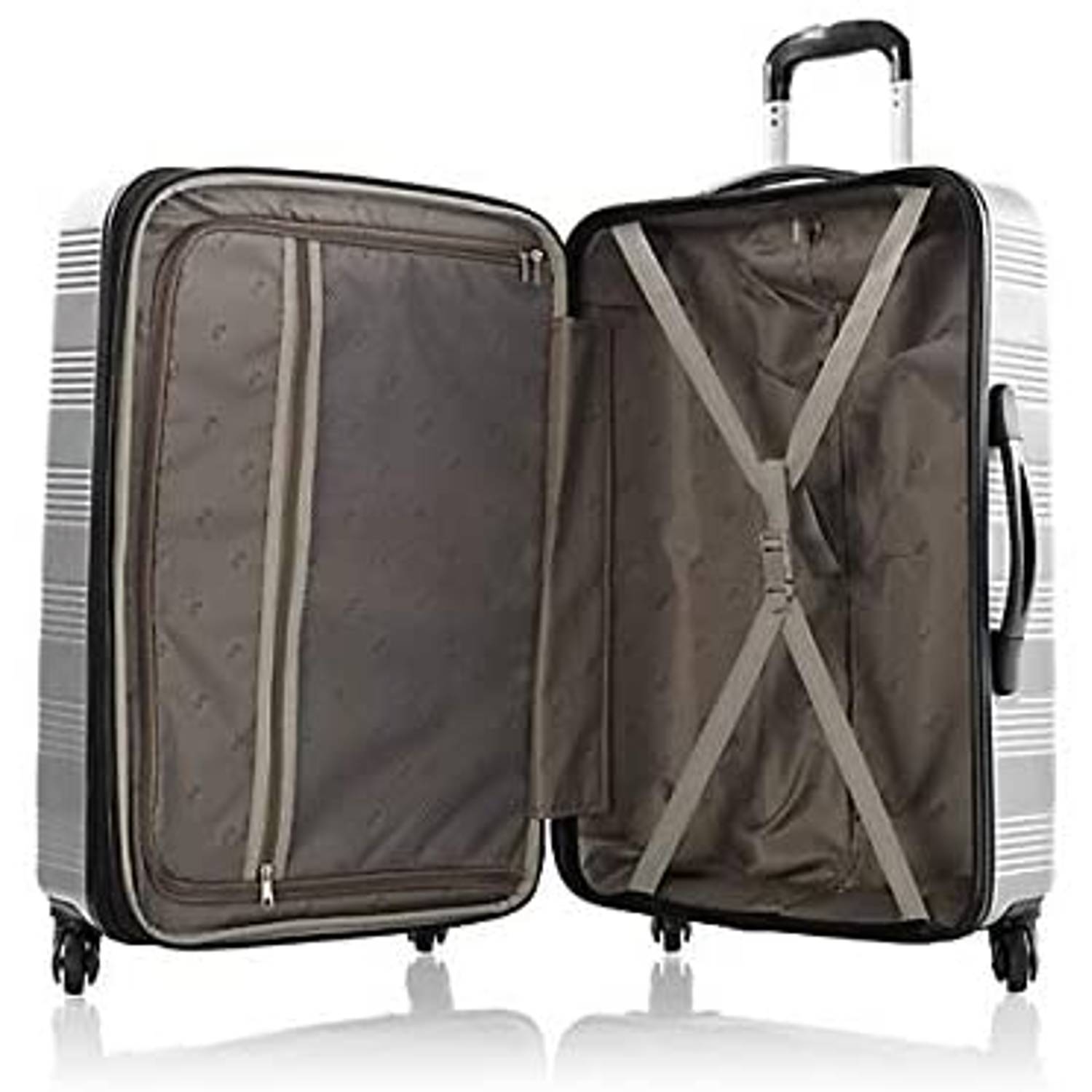 Heys Runway 4W Bag Luggage Trolley 53cm - Silver Heys Runway 4W Bag Luggage Trolley 53cm - Silver