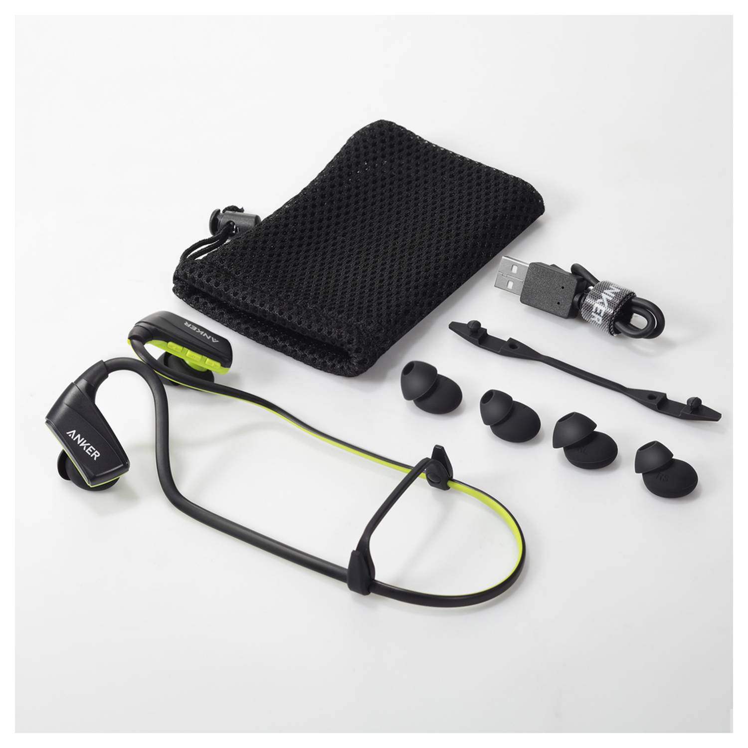 Anker SoundBuds Sport NB10 Bluetooth Headphone Black/Green A3260HM2 Anker SoundBuds Sport NB10 Bluetooth Headphone Black/Green A3260HM2