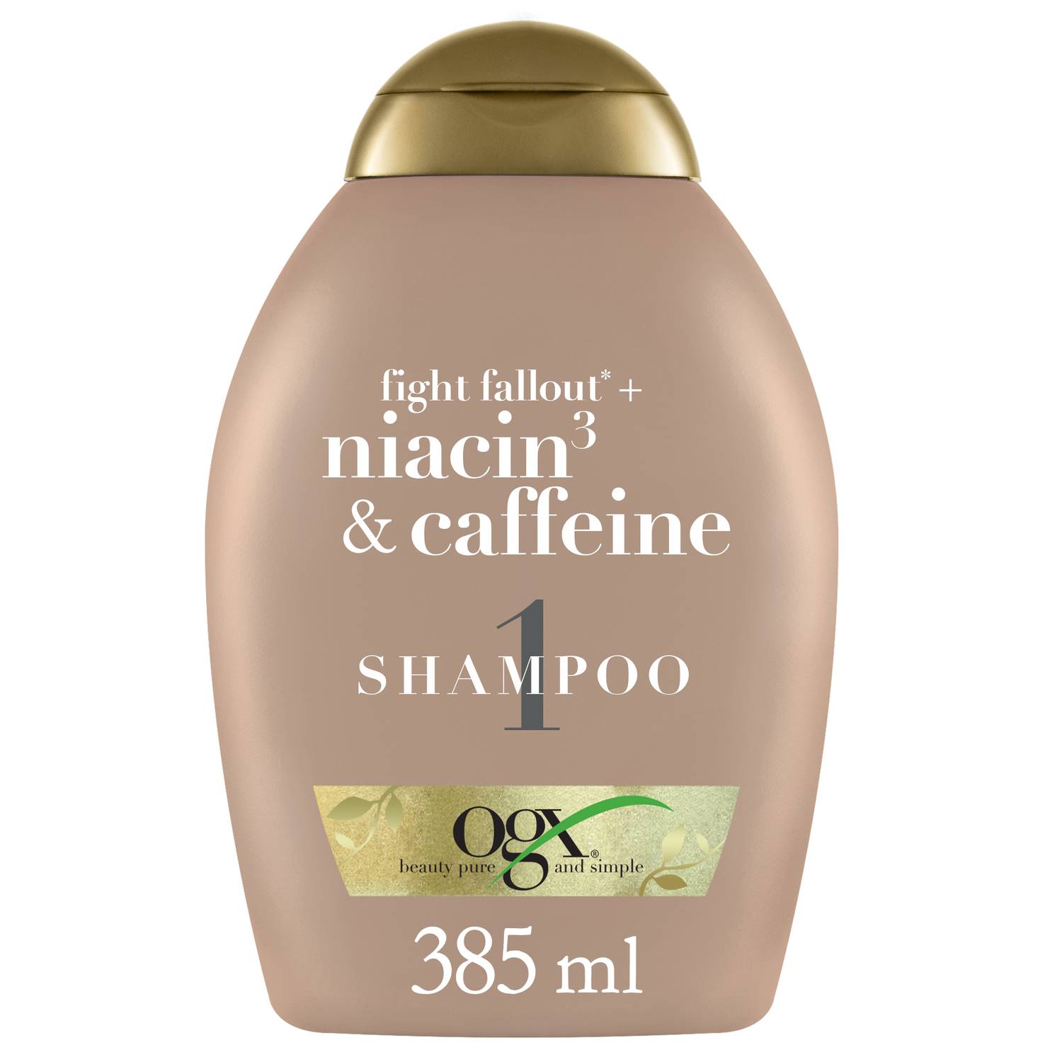 OGX Shampoo Fight Fallout + Niacin3 & Caffeine 385ml OGX Shampoo Fight Fallout + Niacin3 & Caffeine 385ml