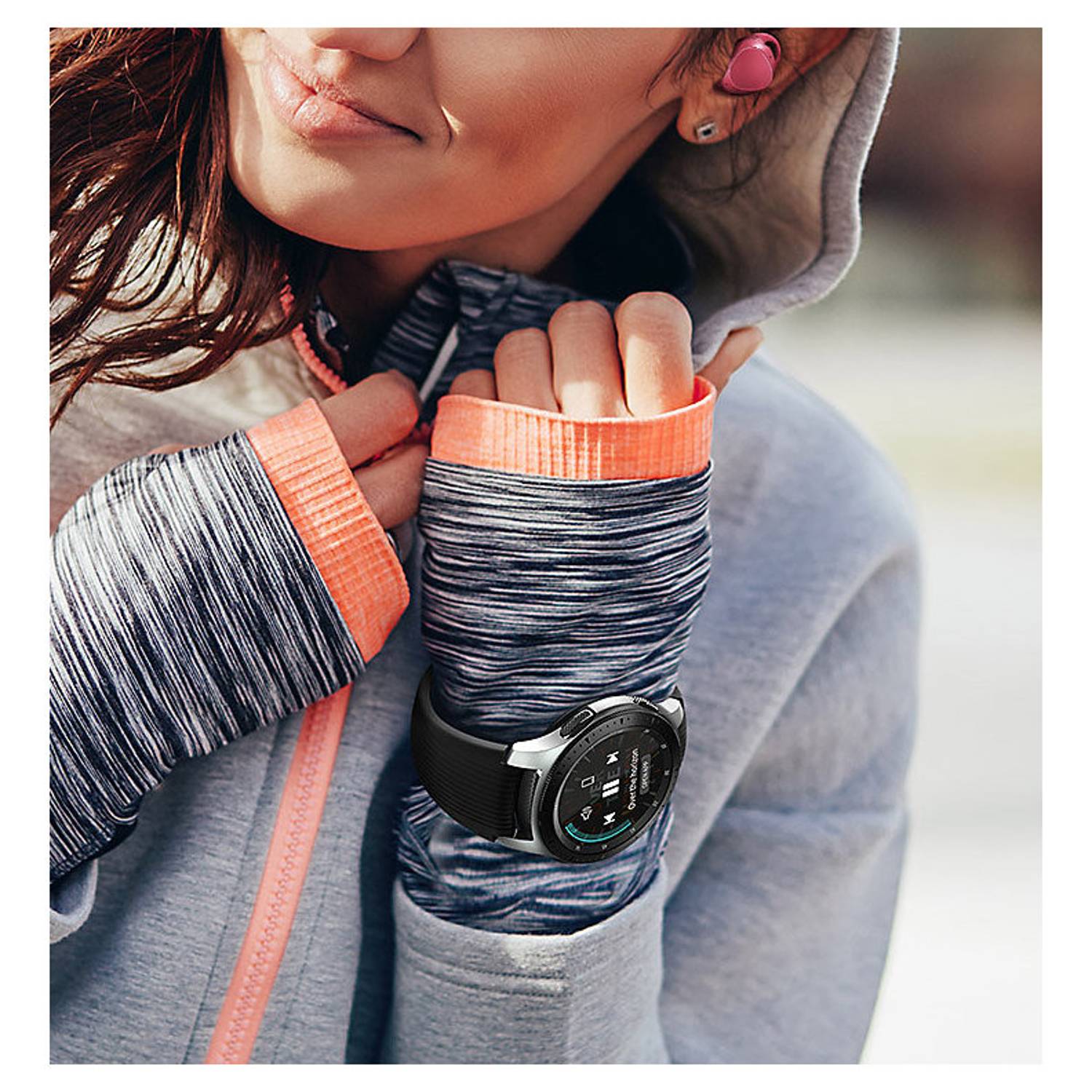 Samsung Galaxy Watch 42mm Rose Gold + Samsung Level U Pro Wireless Headphone Samsung Galaxy Watch 42mm Rose Gold + Samsung Level U Pro Wireless Headphone