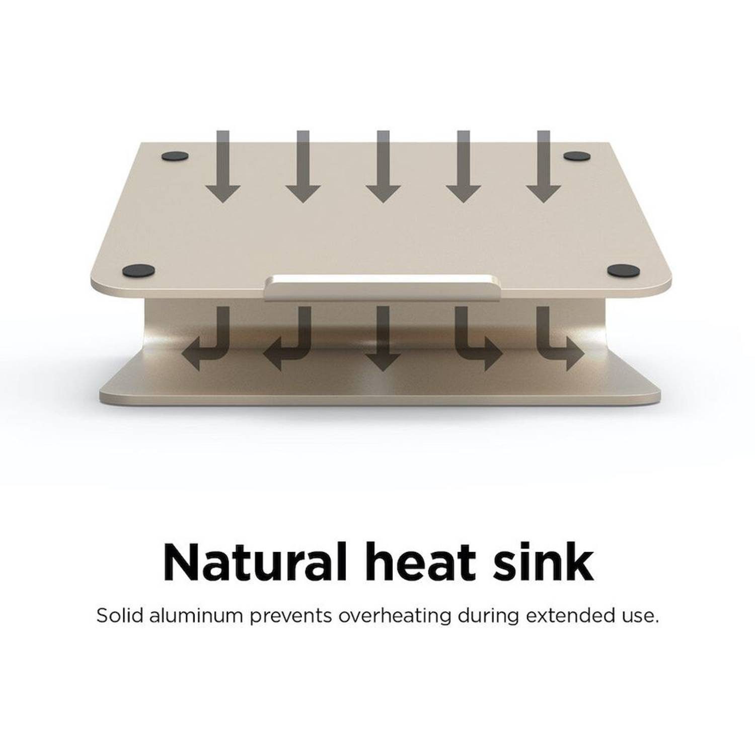 Elago Aluminium L2 Stand For Laptop Gold Elago Aluminium L2 Stand For Laptop Gold