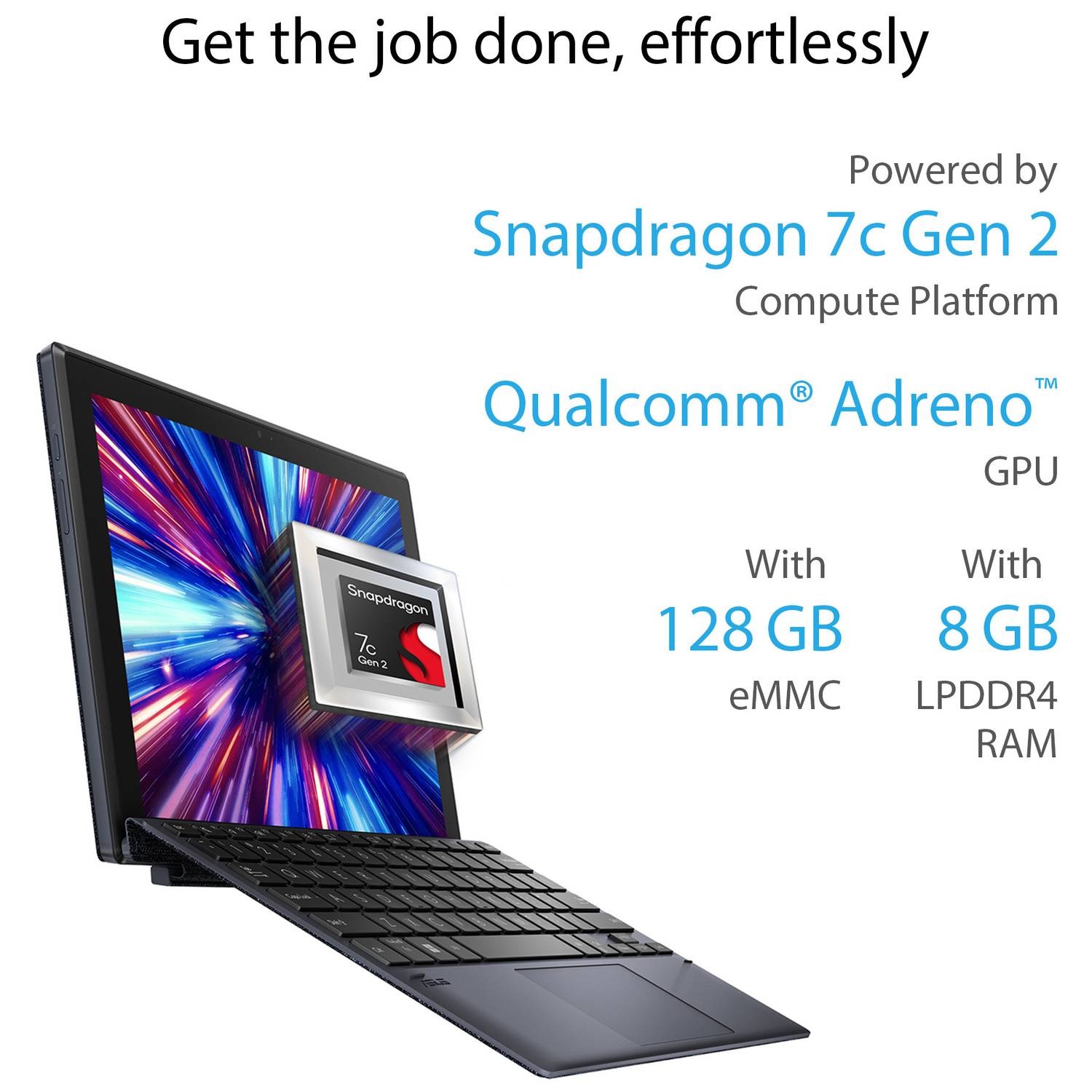 Asus EXPERTBOOK B3 DETACHABLE B3000DQ1A-HT0011XA 2-in-1 Laptop - Snapdragon 7C 2.4GHz 8GB 128GB 10.5inch WUXGA Black English/Arabic Keyboard Asus EXPERTBOOK B3 DETACHABLE B3000DQ1A-HT0011XA 2-in-1 Laptop - Snapdragon 7C 2.4GHz 8GB 128GB 10.5inch WUXGA Black English/Arabic Keyboard