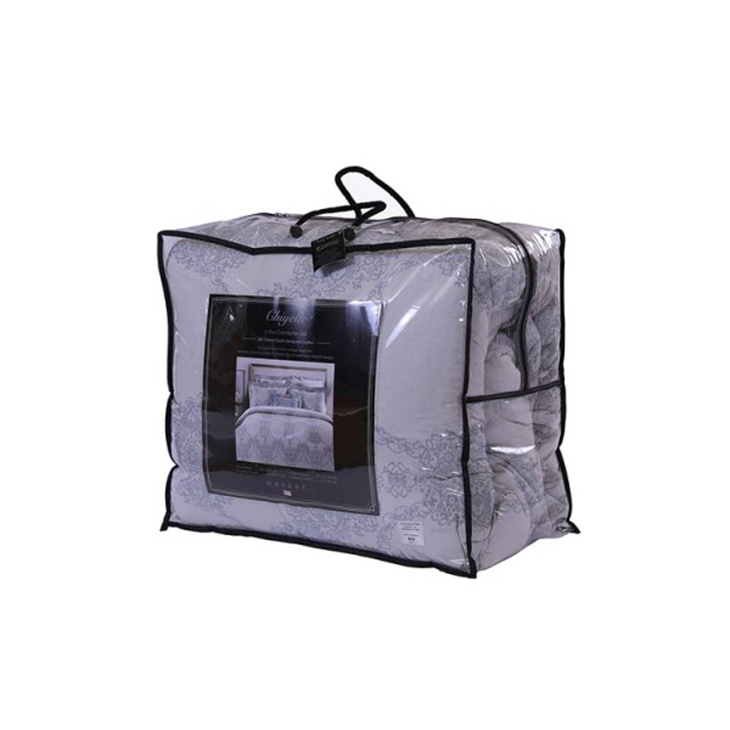 Pan Emirates 6pcs Chiyelle Jacquard Comforter Set 240x260cm Blue Pan Emirates 6pcs Chiyelle Jacquard Comforter Set 240x260cm Blue