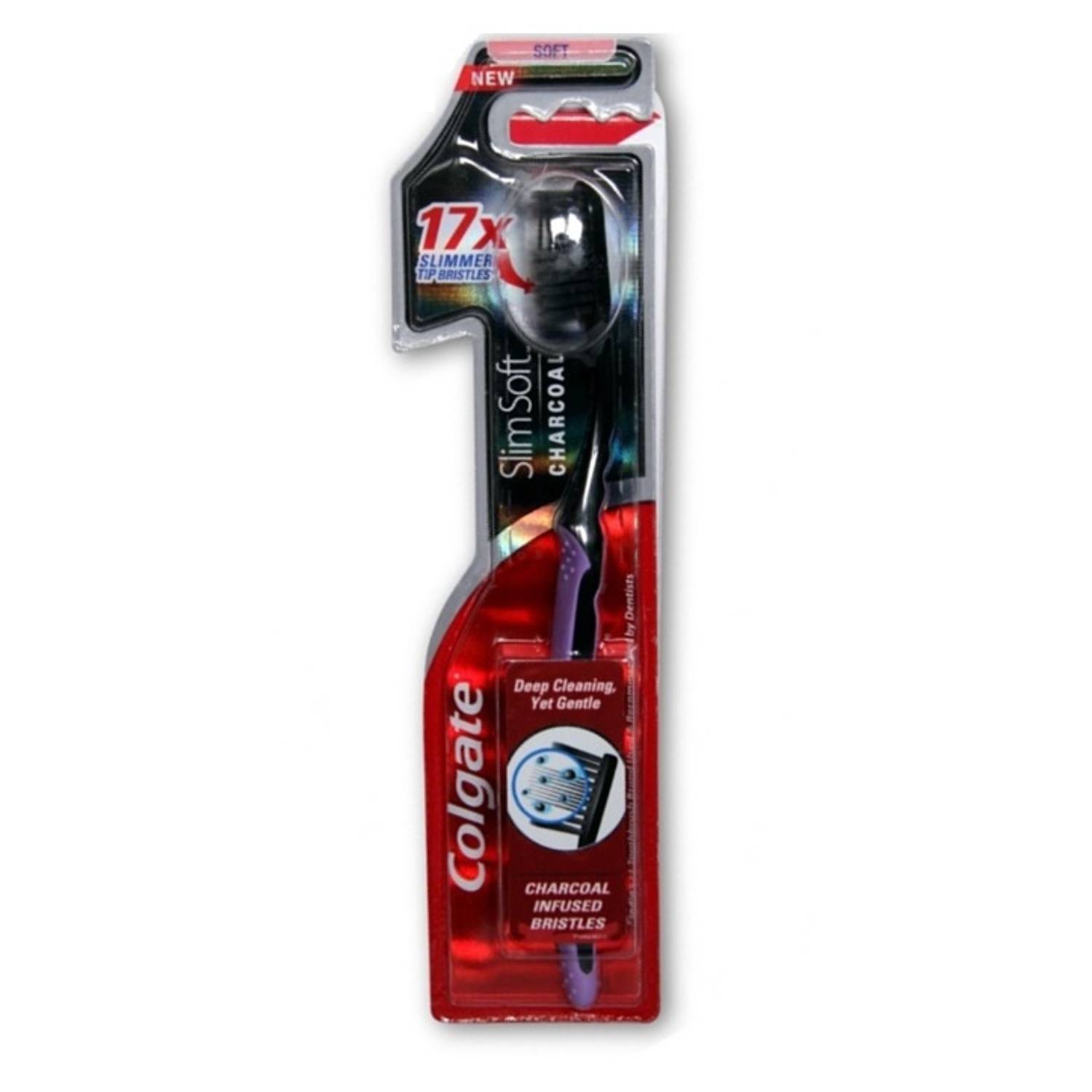 Colgate Slim Soft Charcoal Toothbrush Colgate Slim Soft Charcoal Toothbrush