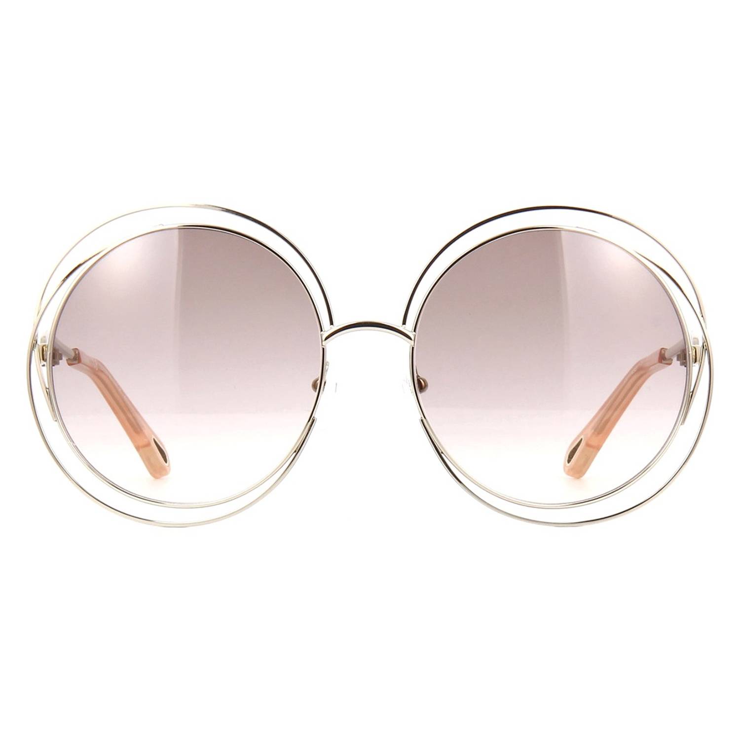 Chloe CL-CE114SD-724-62 Round Metal Silver Women Sunglasses Chloe CL-CE114SD-724-62 Round Metal Silver Women Sunglasses