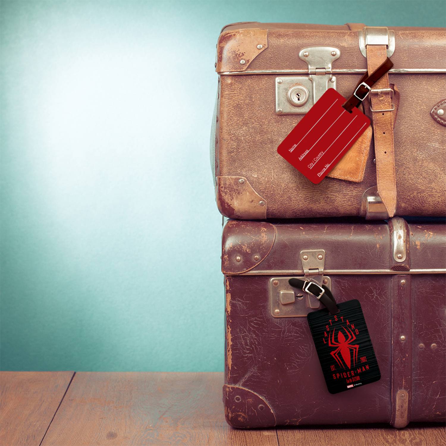 Marvel Spiderman Last Stand PCU Luggage Tag by Wackylicious Marvel Spiderman Last Stand PCU Luggage Tag by Wackylicious