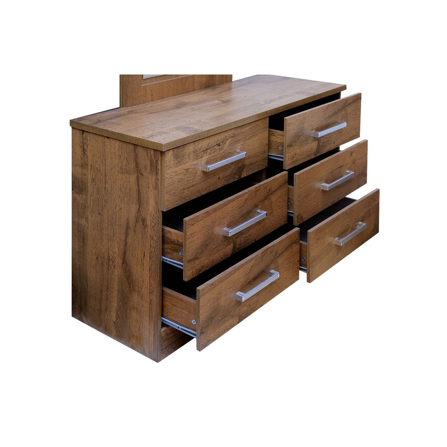 Pan Emirates Milano Dressing Table With Mirror Walnut Pan Emirates Milano Dressing Table With Mirror Walnut