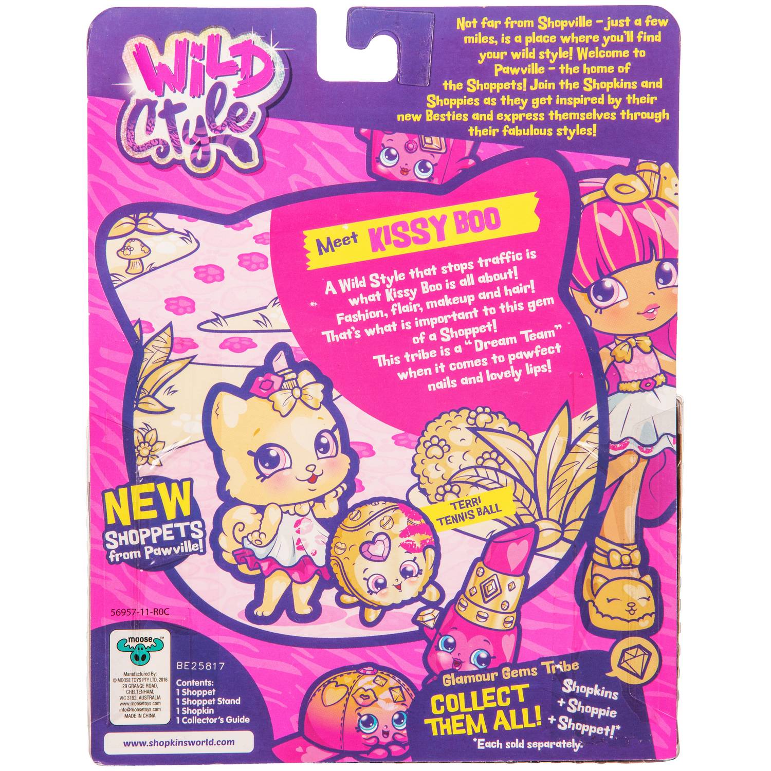 Shopkins Shoppets S9 W1 Single Pack - Kissy Boo Shopkins Shoppets S9 W1 Single Pack - Kissy Boo