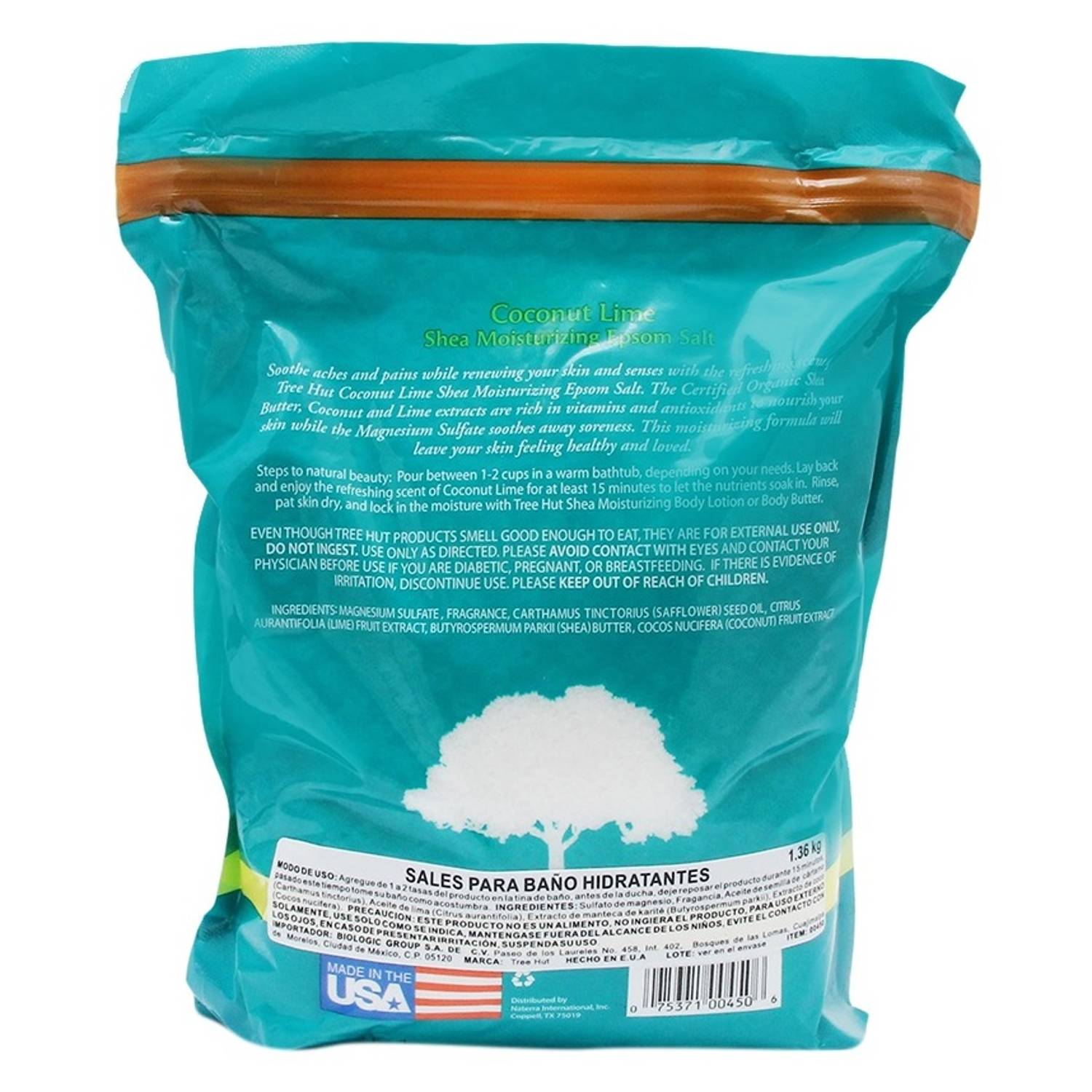 Tree Hut Shea Moisturizing Epsom Salt Coconut Lime 1.36gm Tree Hut Shea Moisturizing Epsom Salt Coconut Lime 1.36gm