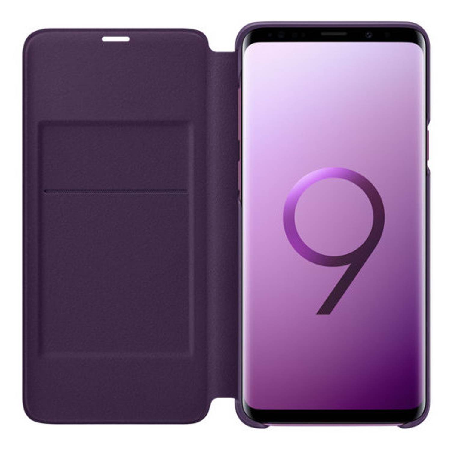 Samsung LED Flip Wallet Cover Purple For Galaxy S9 Plus - EF-NG965PVEGWW Samsung LED Flip Wallet Cover Purple For Galaxy S9 Plus - EF-NG965PVEGWW
