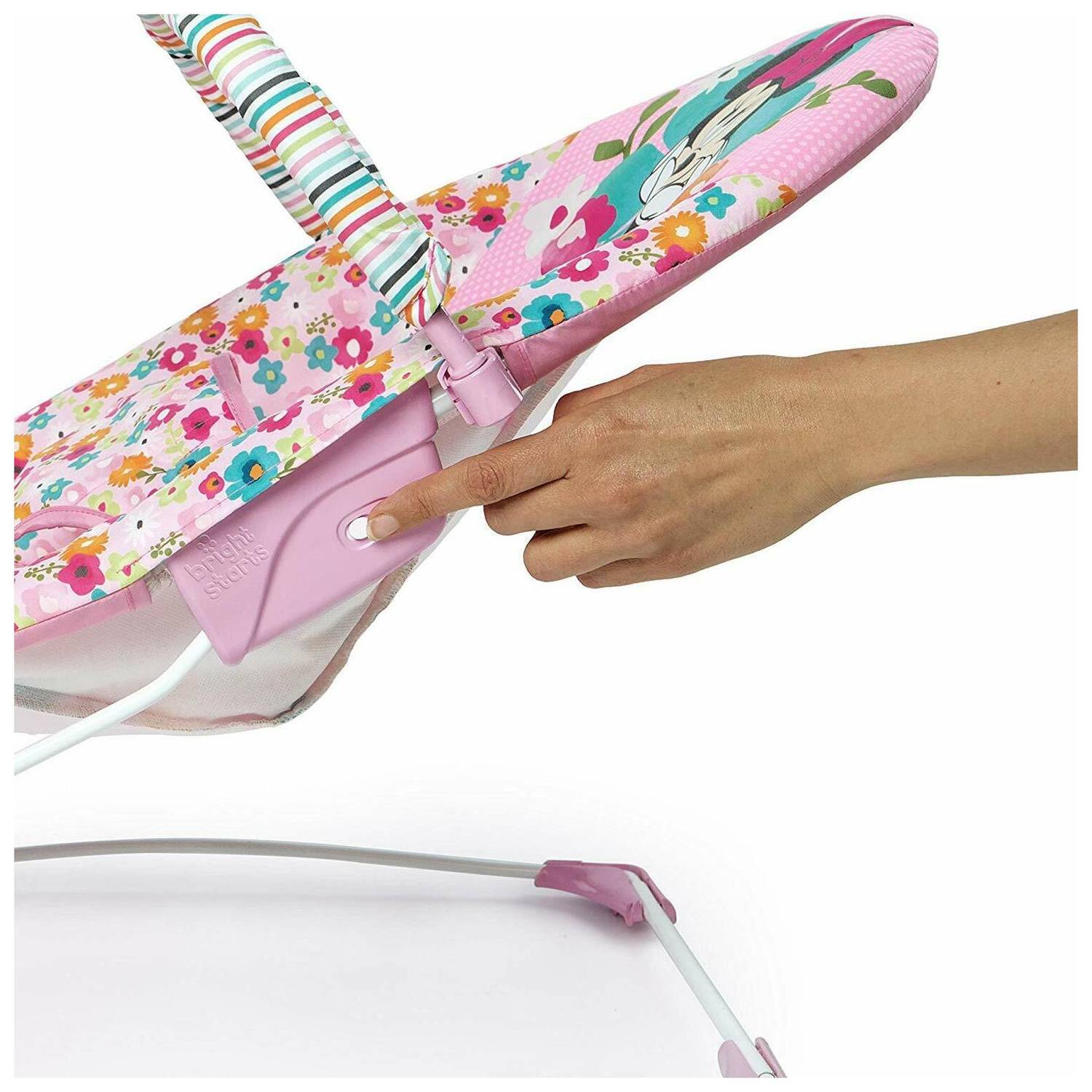 Disney Minnie Mouse Perfect In Pink Vibrating Bouncer Disney Minnie Mouse Perfect In Pink Vibrating Bouncer