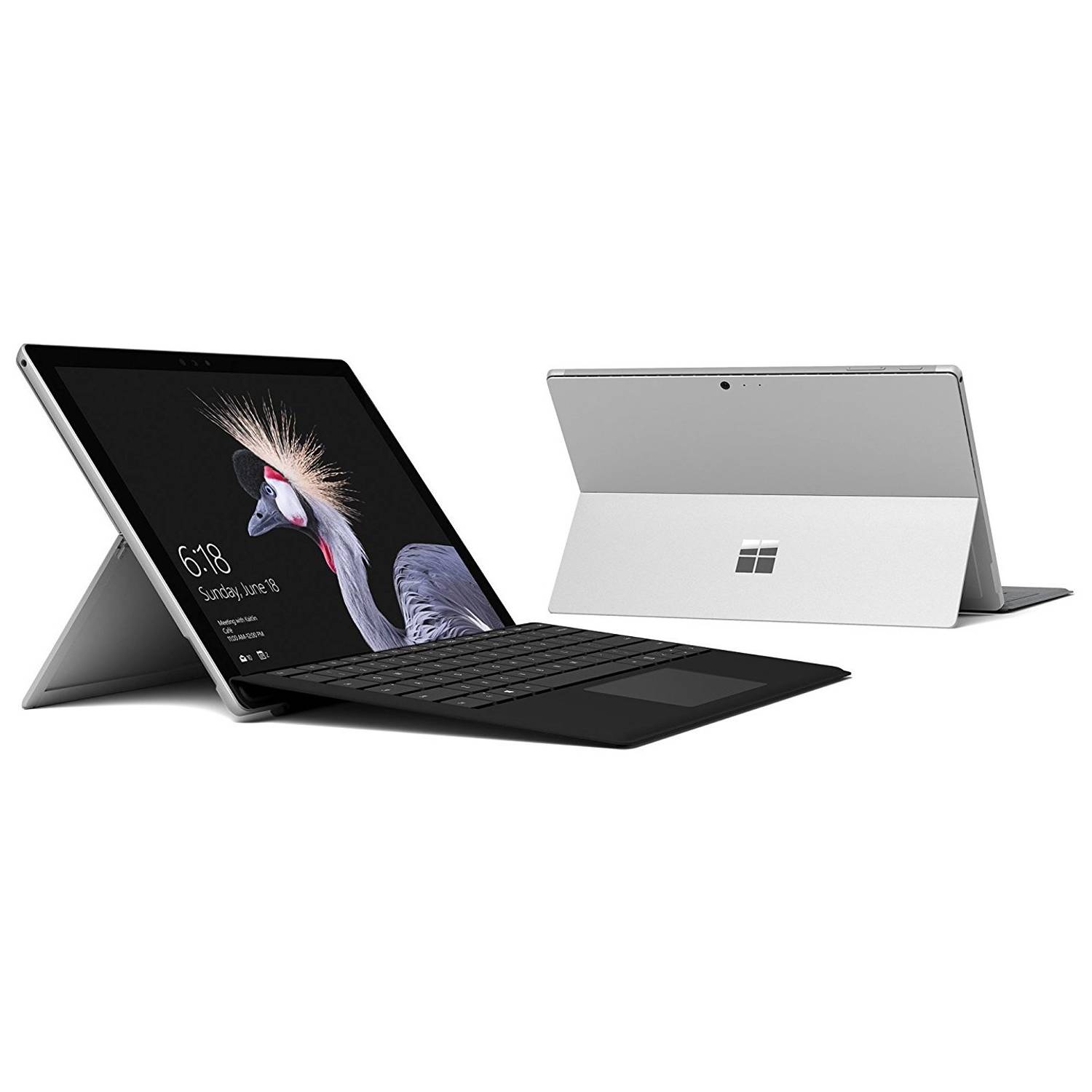 Microsoft Surface Pro - Core i7 2.50GHz 8GB 256GB Shared Win10Pro 12.3inch Silver + Surface Pro Type Cover Black Microsoft Surface Pro - Core i7 2.50GHz 8GB 256GB Shared Win10Pro 12.3inch Silver + Surface Pro Type Cover Black