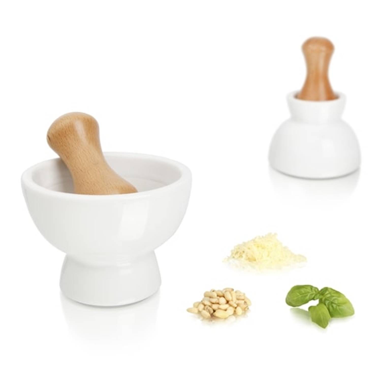 Tomorrow's Kitchen Double Mortar & Pestle Tomorrow's Kitchen Double Mortar & Pestle