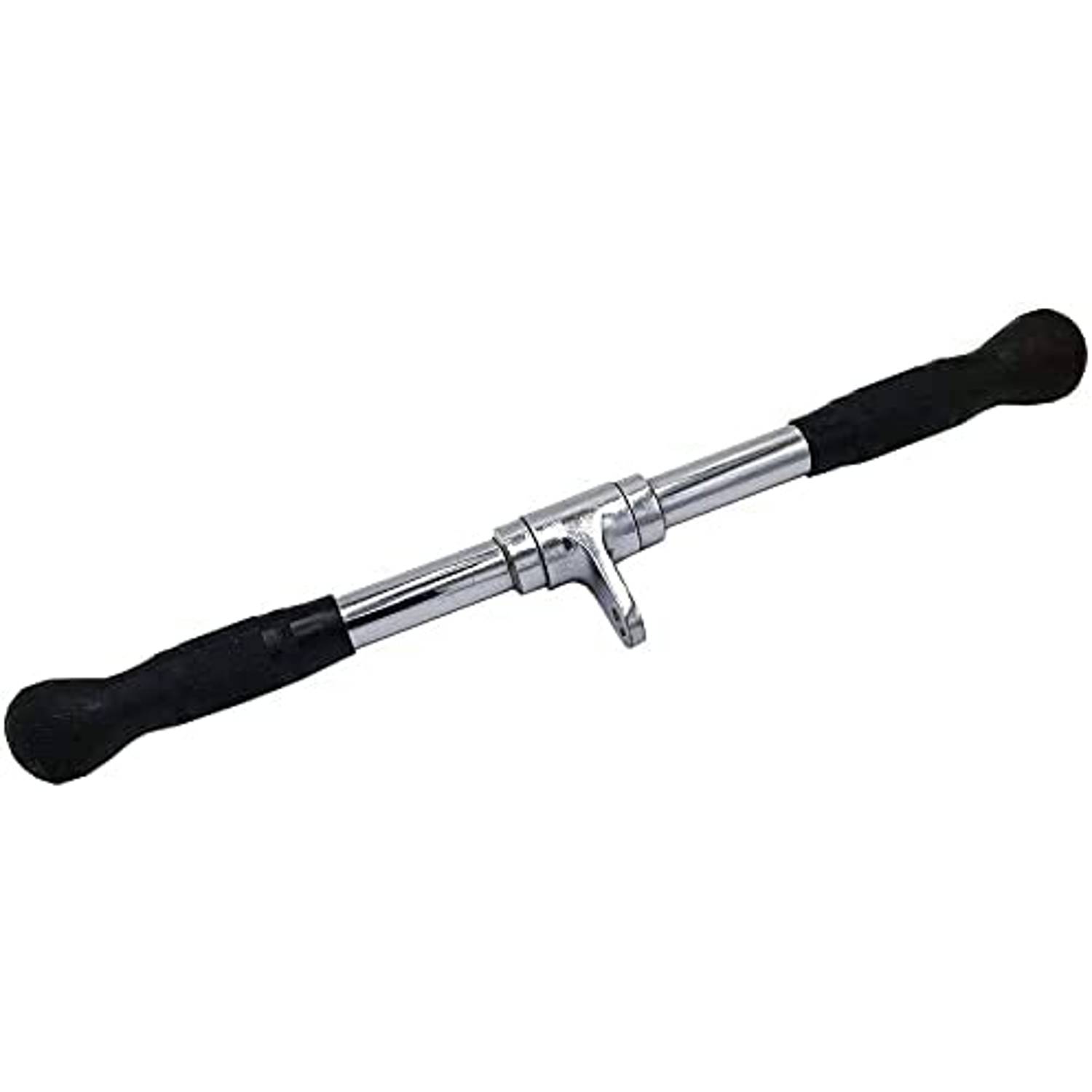 ULTIMAX Straight Bar Cable Attachment, Universal Attachment for Cable Machines Bar with Rubber Handgrips & Revolving Hanger, Multi-Exerciser Cable Attachment Bar-20 inch ULTIMAX Straight Bar Cable Attachment, Universal Attachment for Cable Machines Bar with Rubber Handgrips & Revolving Hanger, Multi-Exerciser Cable Attachment Bar-20 inch