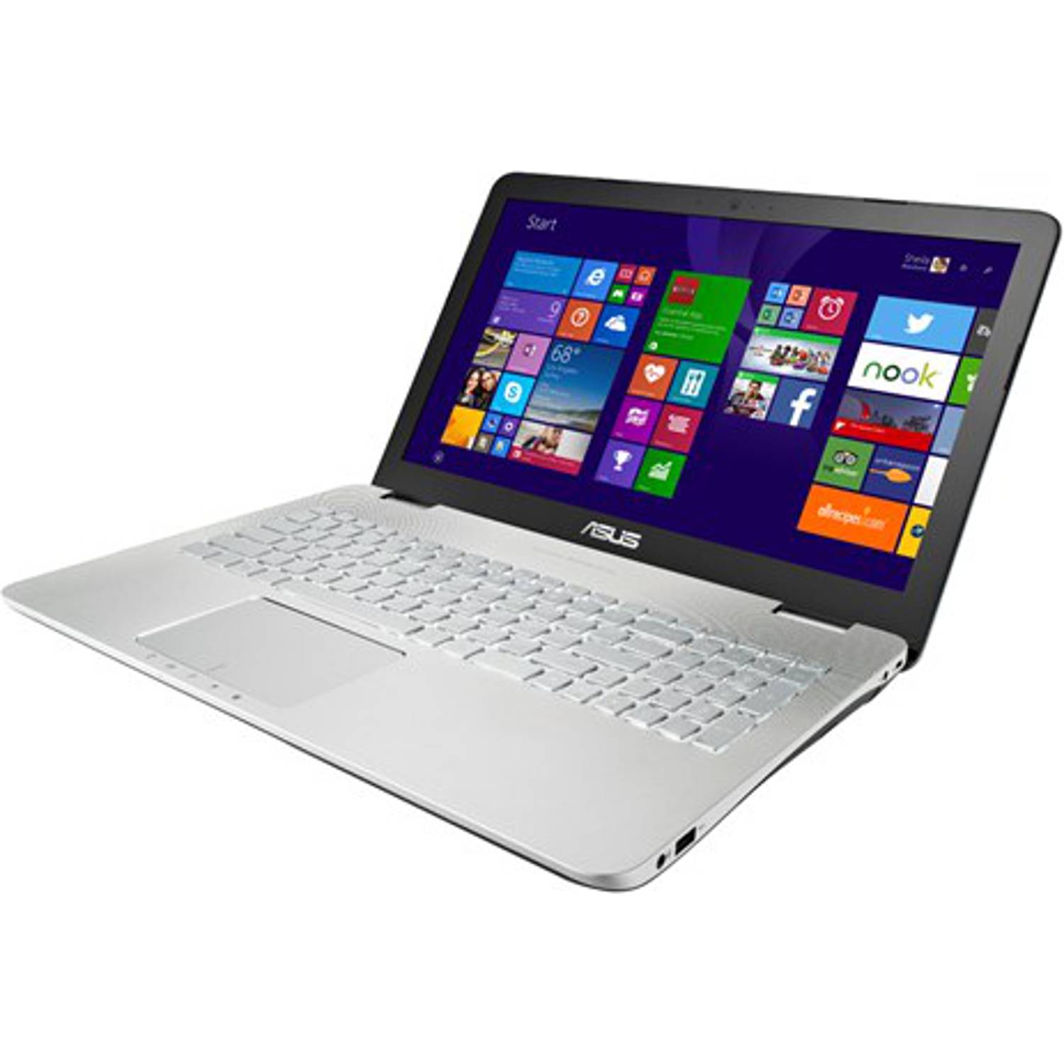 Asus N551JX-CM231T Laptop - Core i7 3.2GHz 16GB 1TB+24GB 4GB Win10 15.6inch FHD Silver Asus N551JX-CM231T Laptop - Core i7 3.2GHz 16GB 1TB+24GB 4GB Win10 15.6inch FHD Silver