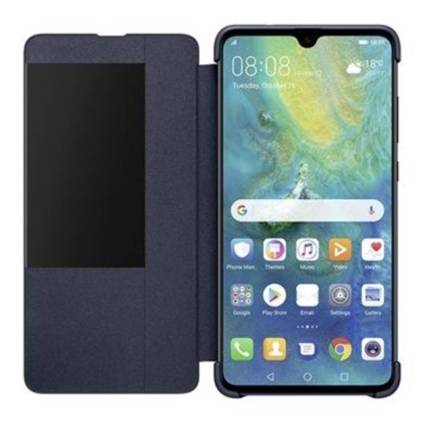 Huawei Smart View Flip Cover For Mate 20 Pro - Deep Blue Huawei Smart View Flip Cover For Mate 20 Pro - Deep Blue