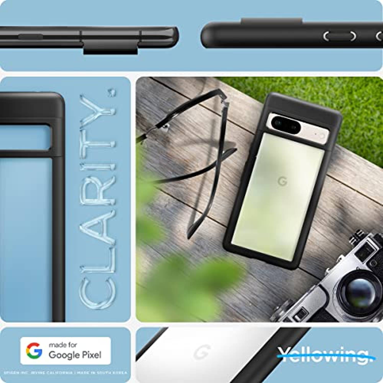 Spigen Ultra Hybrid designed for Google Pixel 7 case cover - Matte Black Spigen Ultra Hybrid designed for Google Pixel 7 case cover - Matte Black