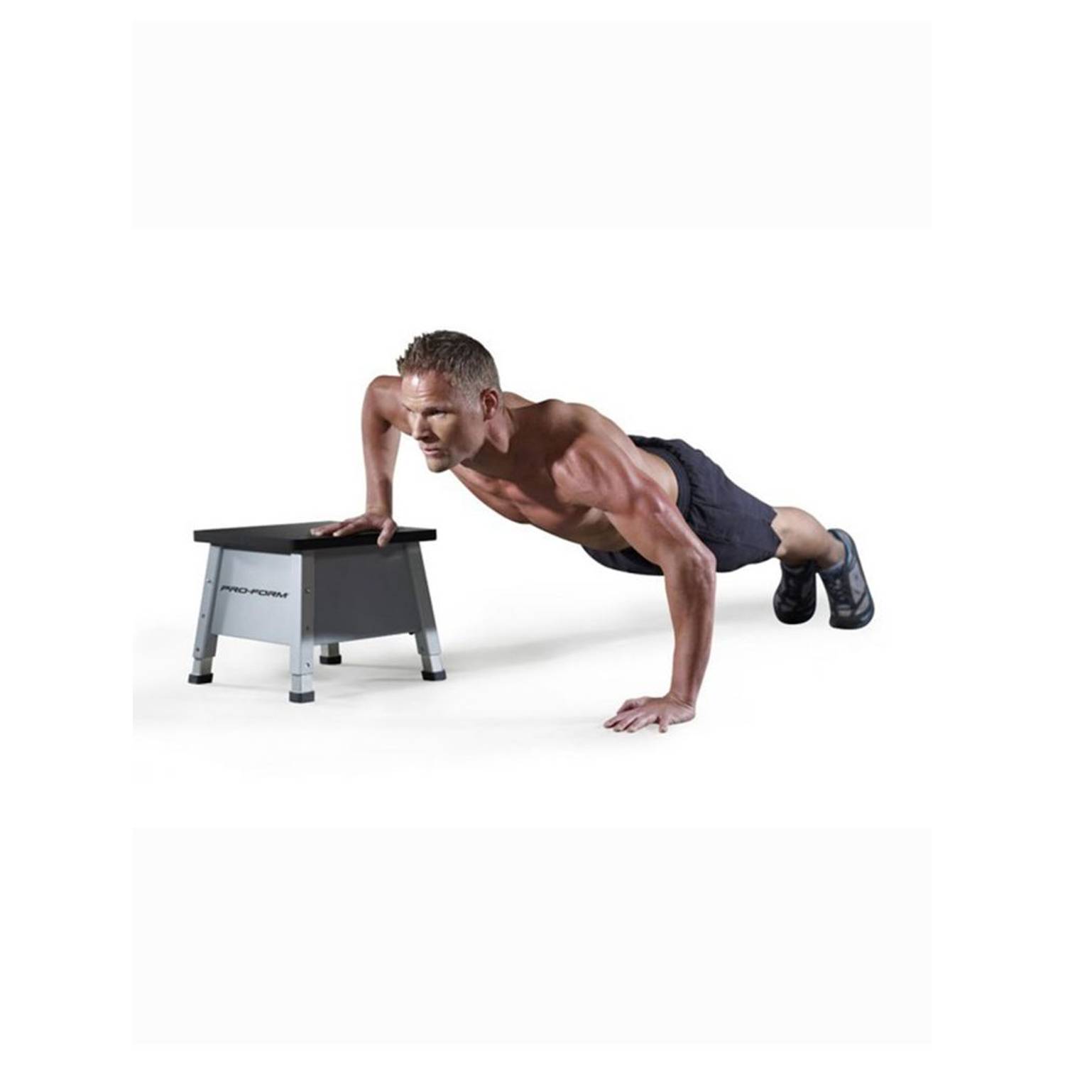 Proform Icon-pfibox13 Adjustable Plyometric Jump Box, Gray Proform Icon-pfibox13 Adjustable Plyometric Jump Box, Gray