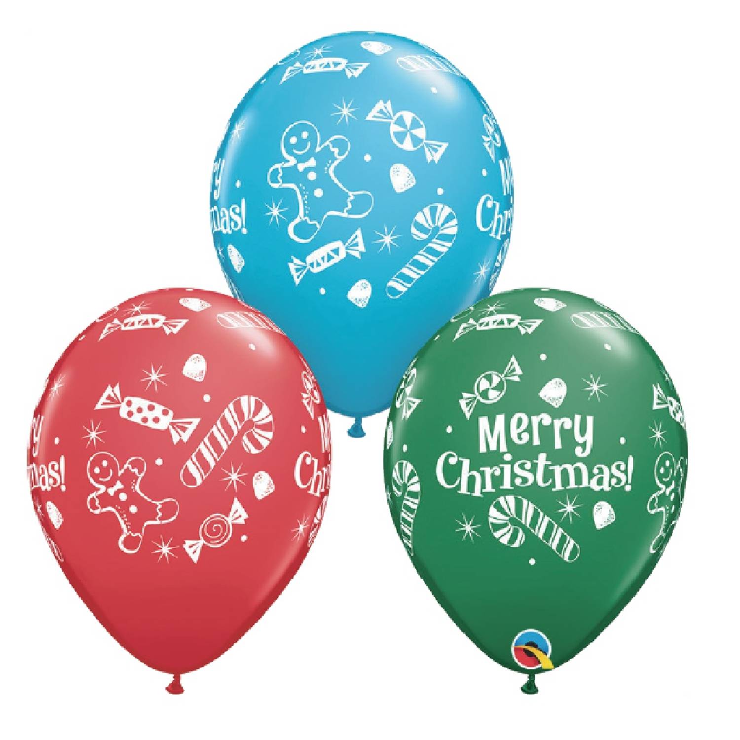 Christmas Candies & Treats Assorted 11in Ltx Bln 25ct Christmas Candies & Treats Assorted 11in Ltx Bln 25ct