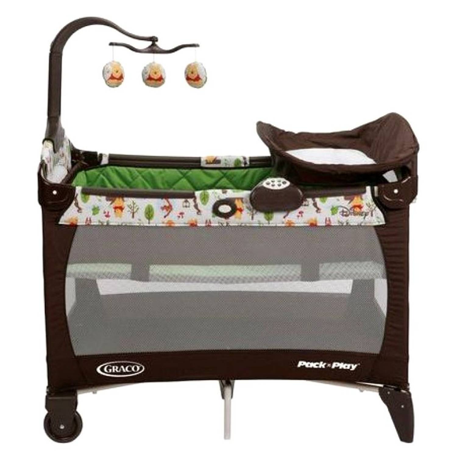 Graco Pack N Play Arched Woodland Pooh Travel Cot Graco Pack N Play Arched Woodland Pooh Travel Cot
