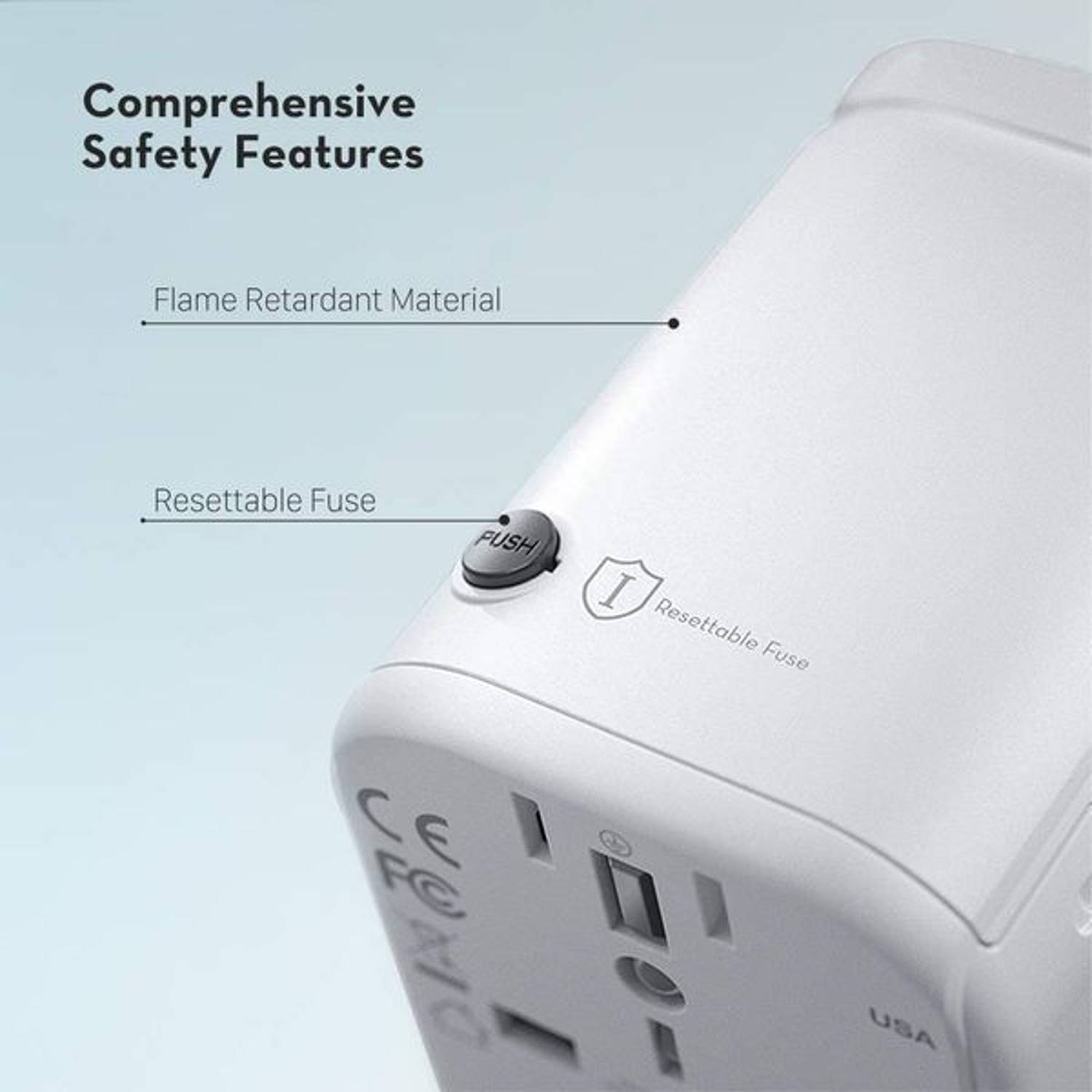 Rav Power Travel Charger 4-Port 30W White Rav Power Travel Charger 4-Port 30W White