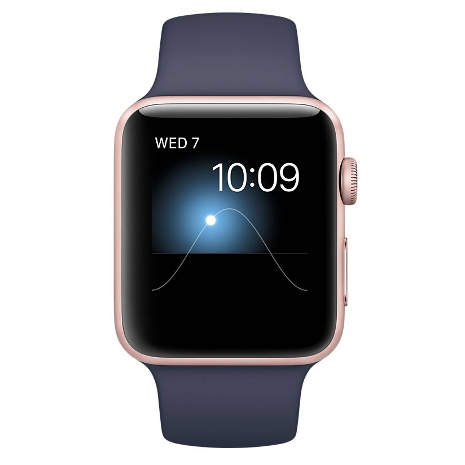 Apple Watch Series 2 - 42mm Rose Gold Aluminium Case with Midnight Blue Sport Band Apple Watch Series 2 - 42mm Rose Gold Aluminium Case with Midnight Blue Sport Band