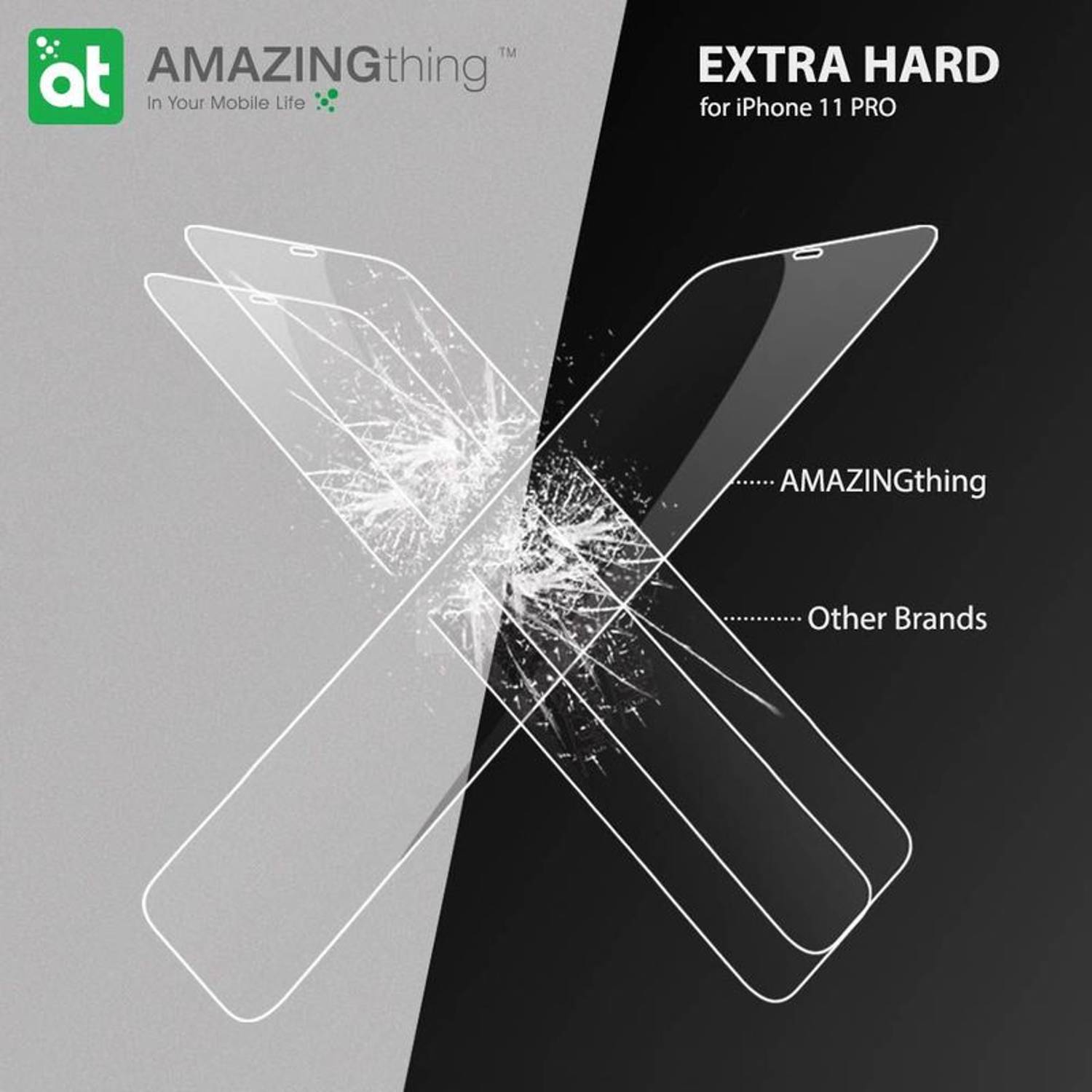 Amazing Thing Extra Hard Screen Protector Clear Apple iPhone 11 Pro Amazing Thing Extra Hard Screen Protector Clear Apple iPhone 11 Pro