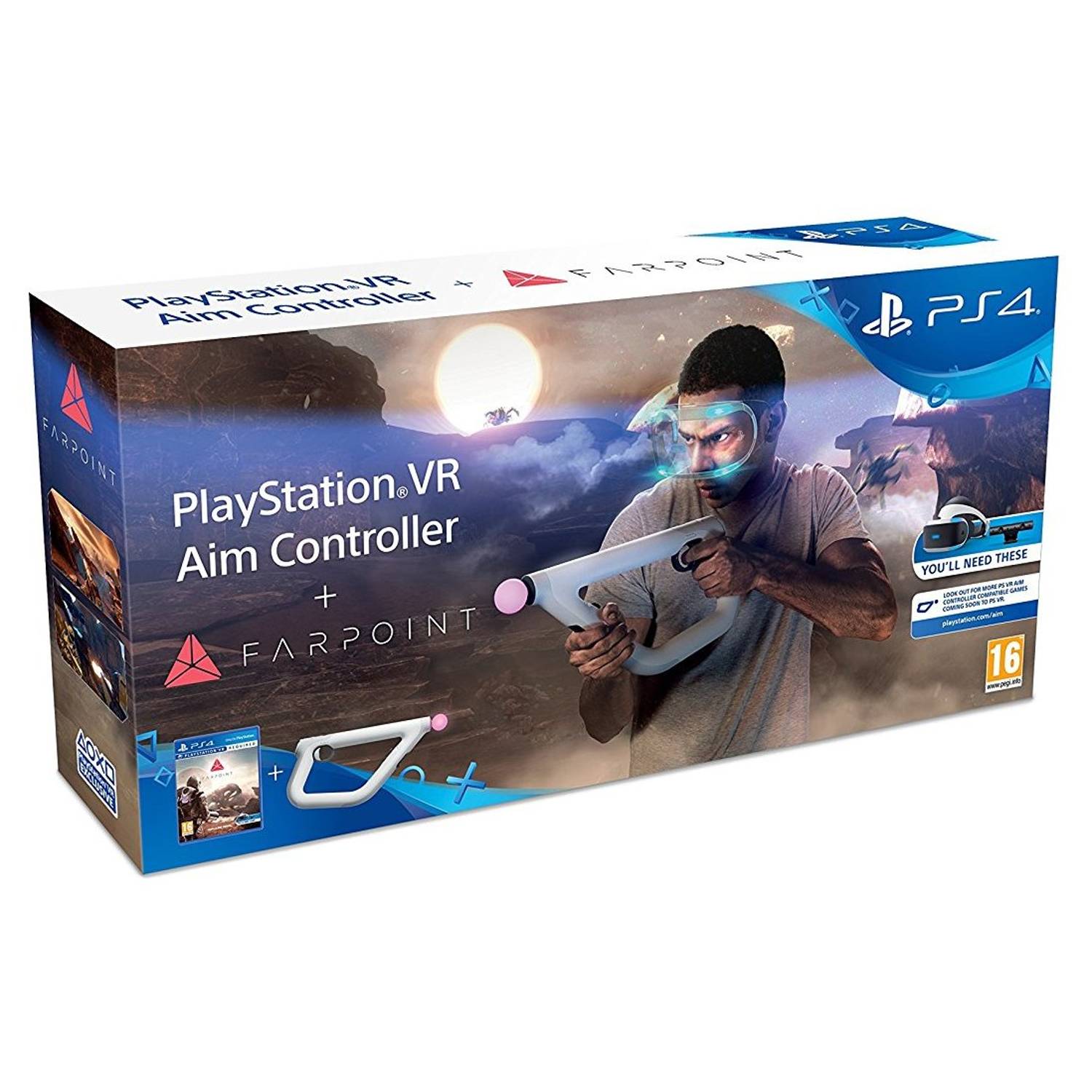 PS4 Farpoint VR Game With AIM Controller PS4 Farpoint VR Game With AIM Controller