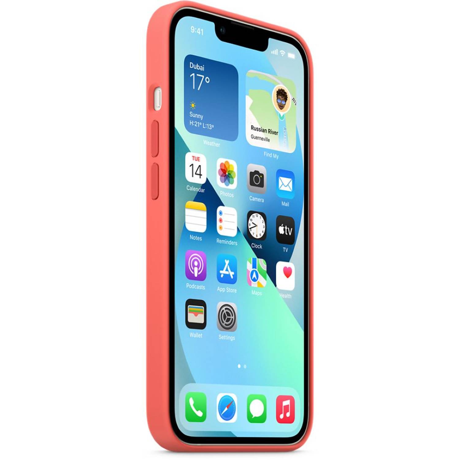 Apple Silicone Case with MagSafe Pink Pomelo iPhone 13 Apple Silicone Case with MagSafe Pink Pomelo iPhone 13