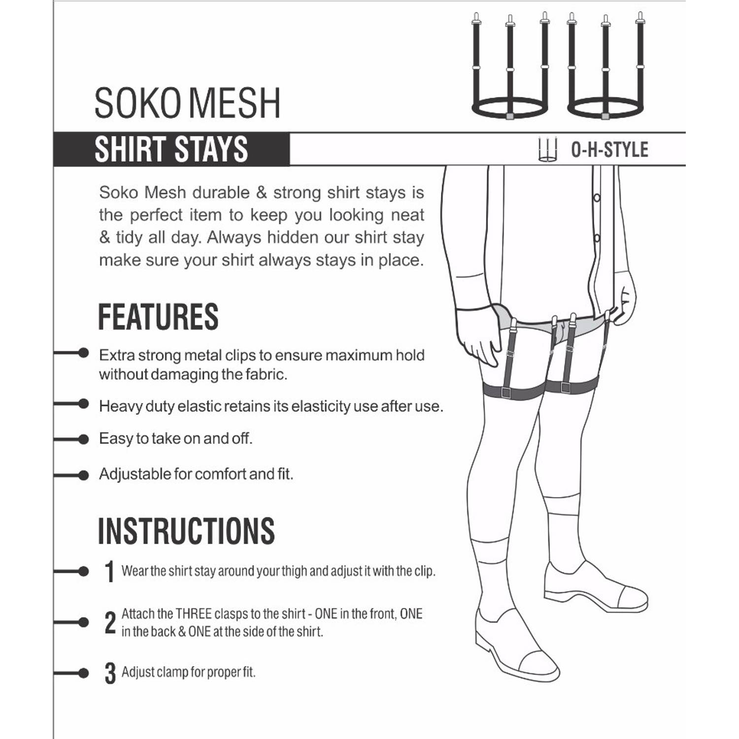 Soko Mesh Shirt Holders 2pcs Army Green For Unisex Soko Mesh Shirt Holders 2pcs Army Green For Unisex