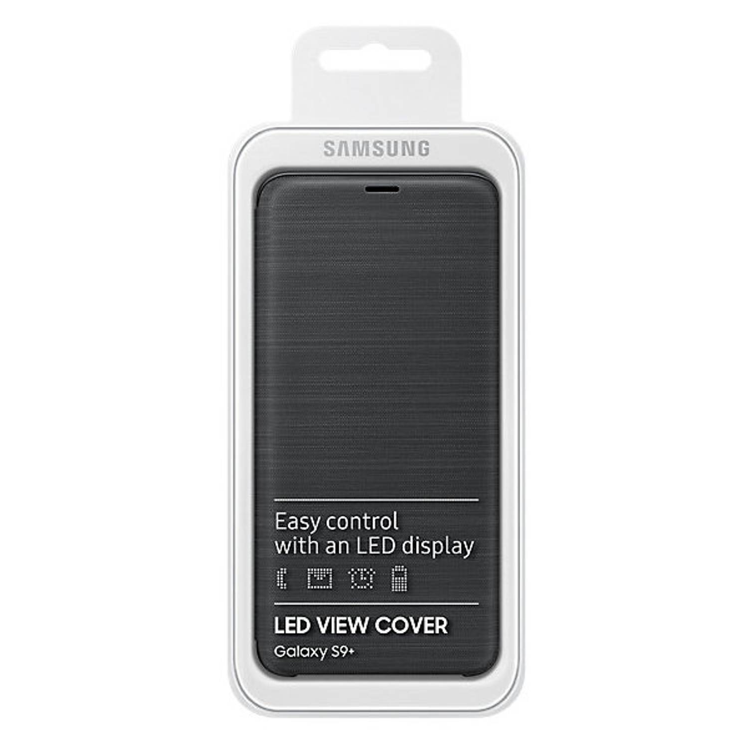 Samsung EF-NG965PBEGWW LED Flip Wallet Cover Black For Galaxy S9 Plus Live Demo Unit Samsung EF-NG965PBEGWW LED Flip Wallet Cover Black For Galaxy S9 Plus Live Demo Unit