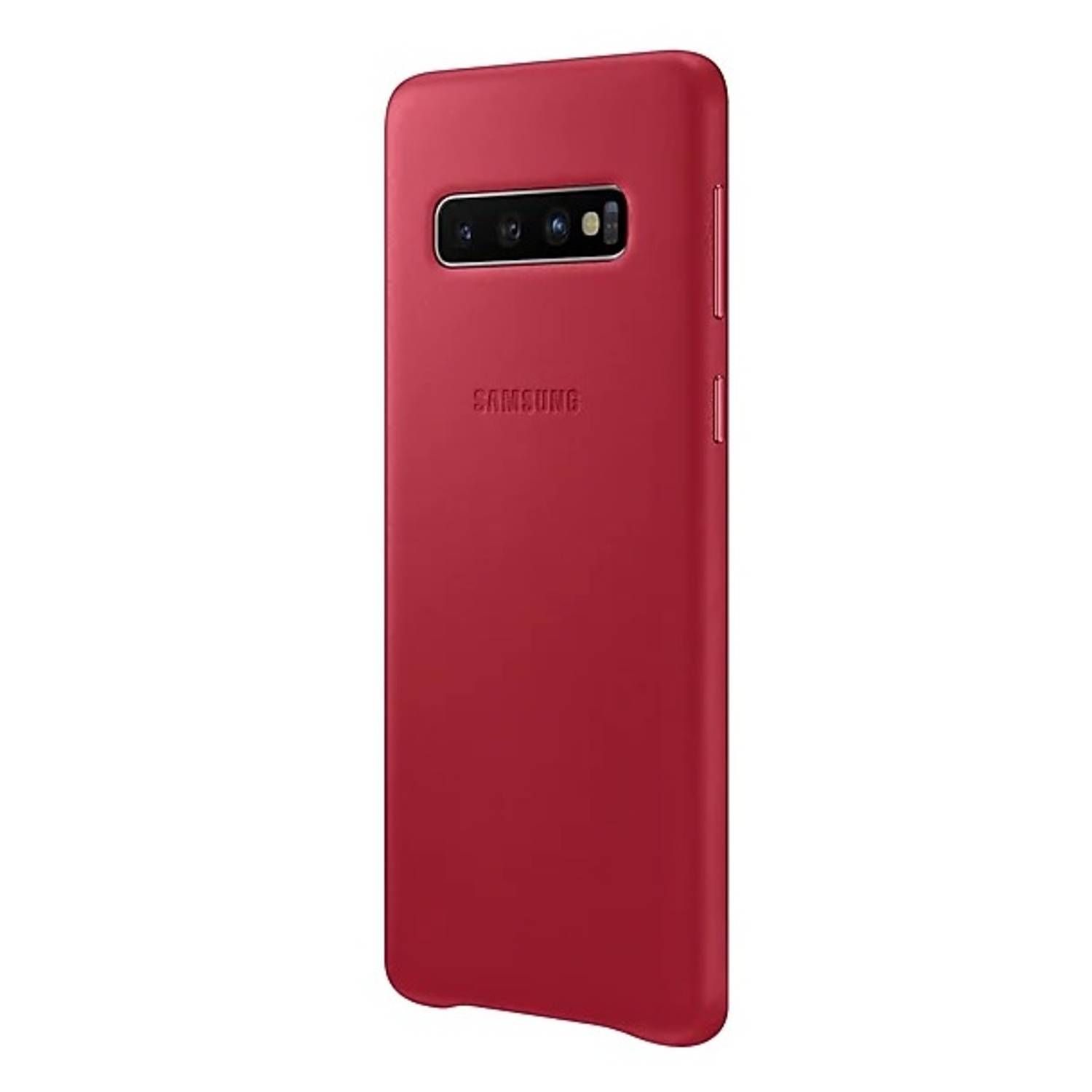 Samsung Leather Cover Red For Galaxy S10 Samsung Leather Cover Red For Galaxy S10