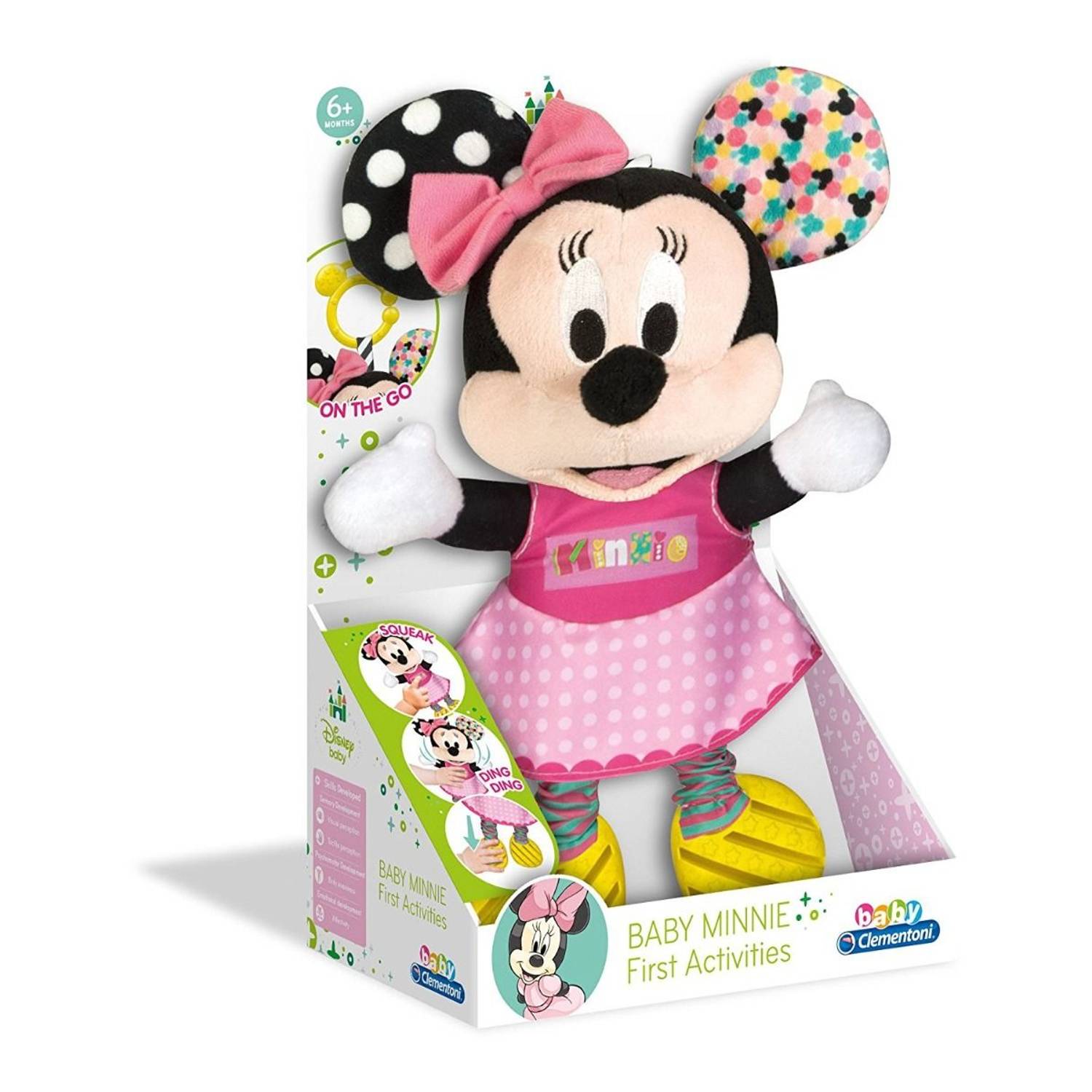 Clementoni Disney Baby Minnie 1st Interactive Plush 17164 Clementoni Disney Baby Minnie 1st Interactive Plush 17164