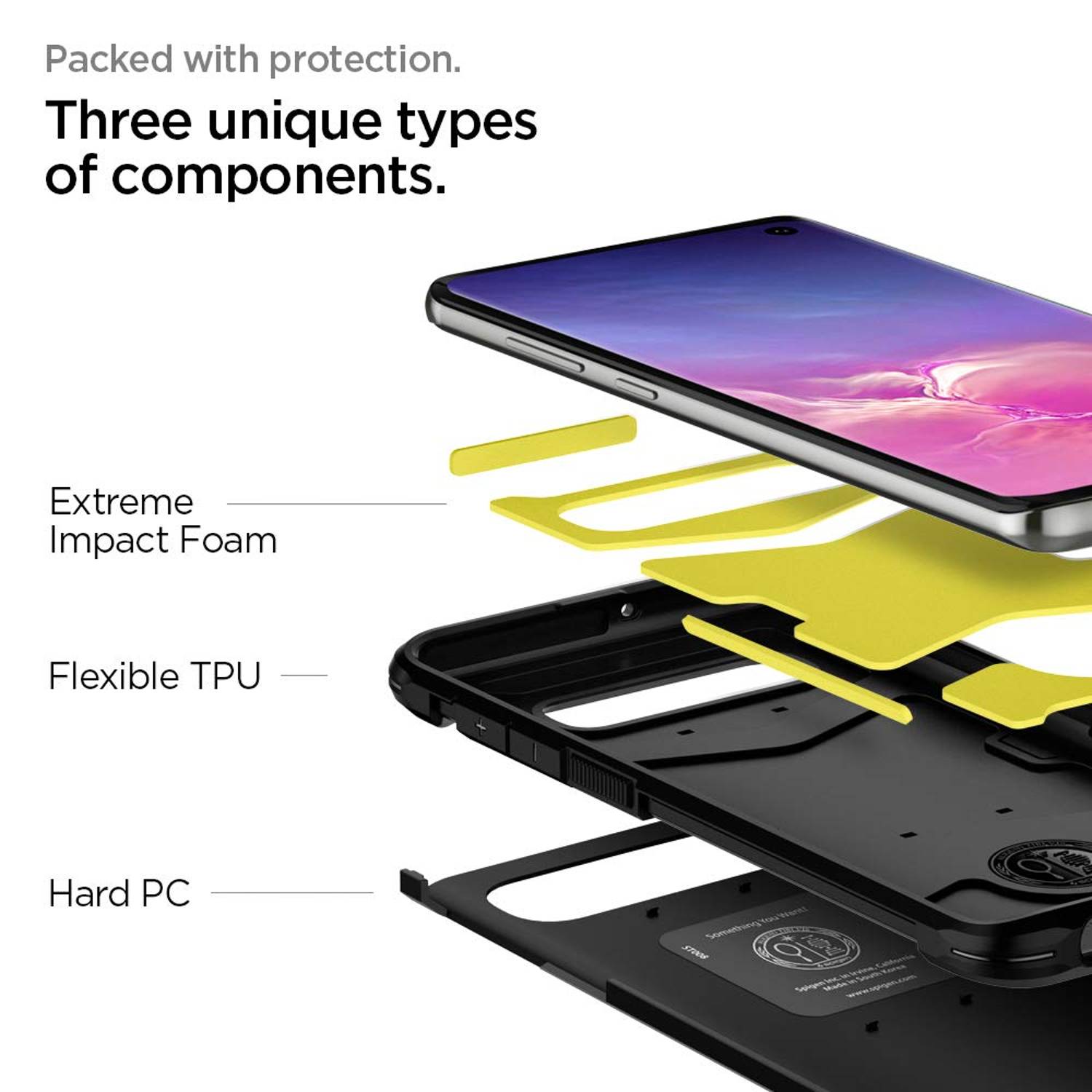 Spigen Tough Armor Xp Designed For Samsung Galaxy S10 Cover/case With Extreme Impact Foam - Black Spigen Tough Armor Xp Designed For Samsung Galaxy S10 Cover/case With Extreme Impact Foam - Black