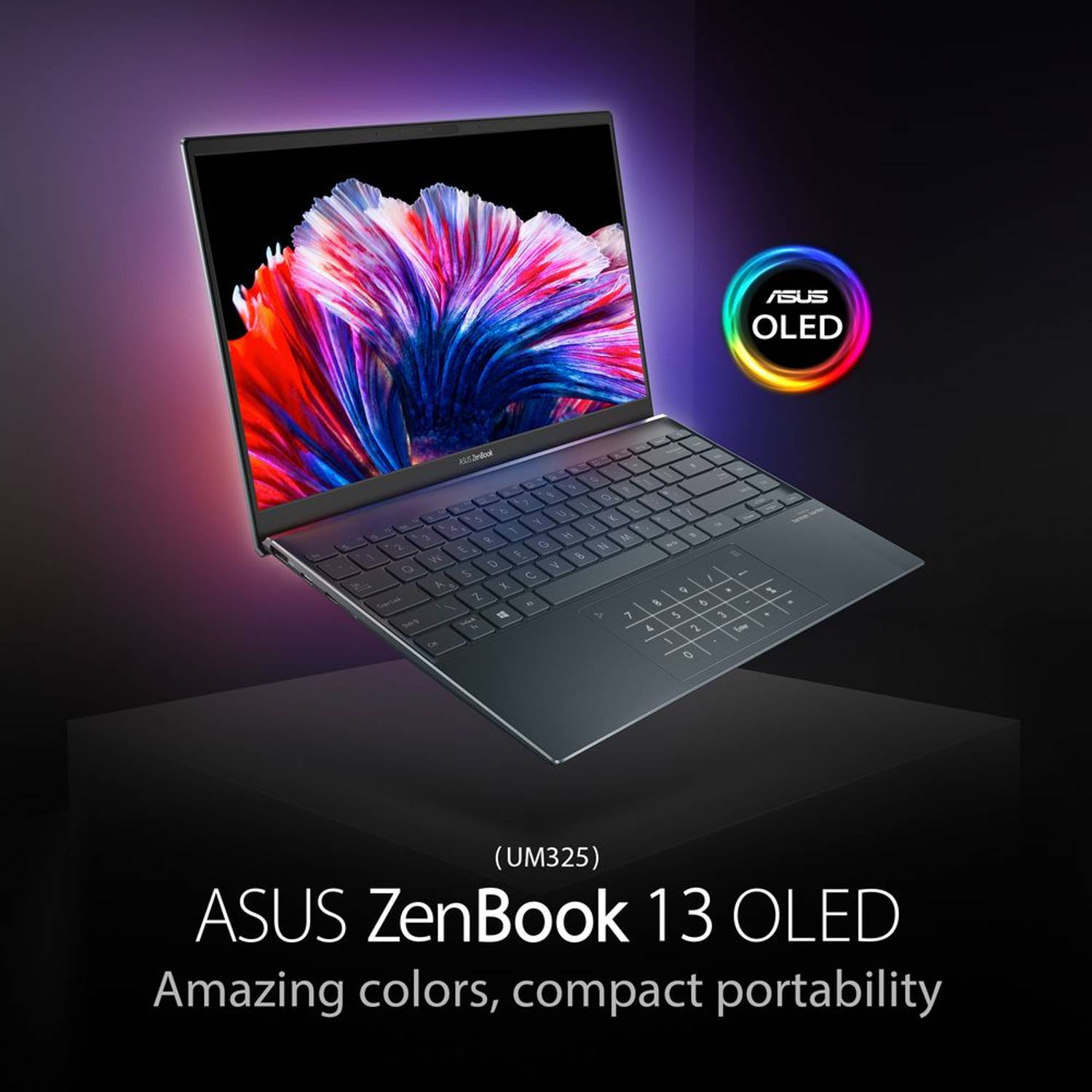 Asus Zenbook 13 UM325UA-OLED0R5W Slim Laptop – Core Ryzen 5 2.1GHz 8GB 512GB Shared Win11Home 13.3inch FHD OLED Grey English/Arabic Keyboard Asus Zenbook 13 UM325UA-OLED0R5W Slim Laptop – Core Ryzen 5 2.1GHz 8GB 512GB Shared Win11Home 13.3inch FHD OLED Grey English/Arabic Keyboard