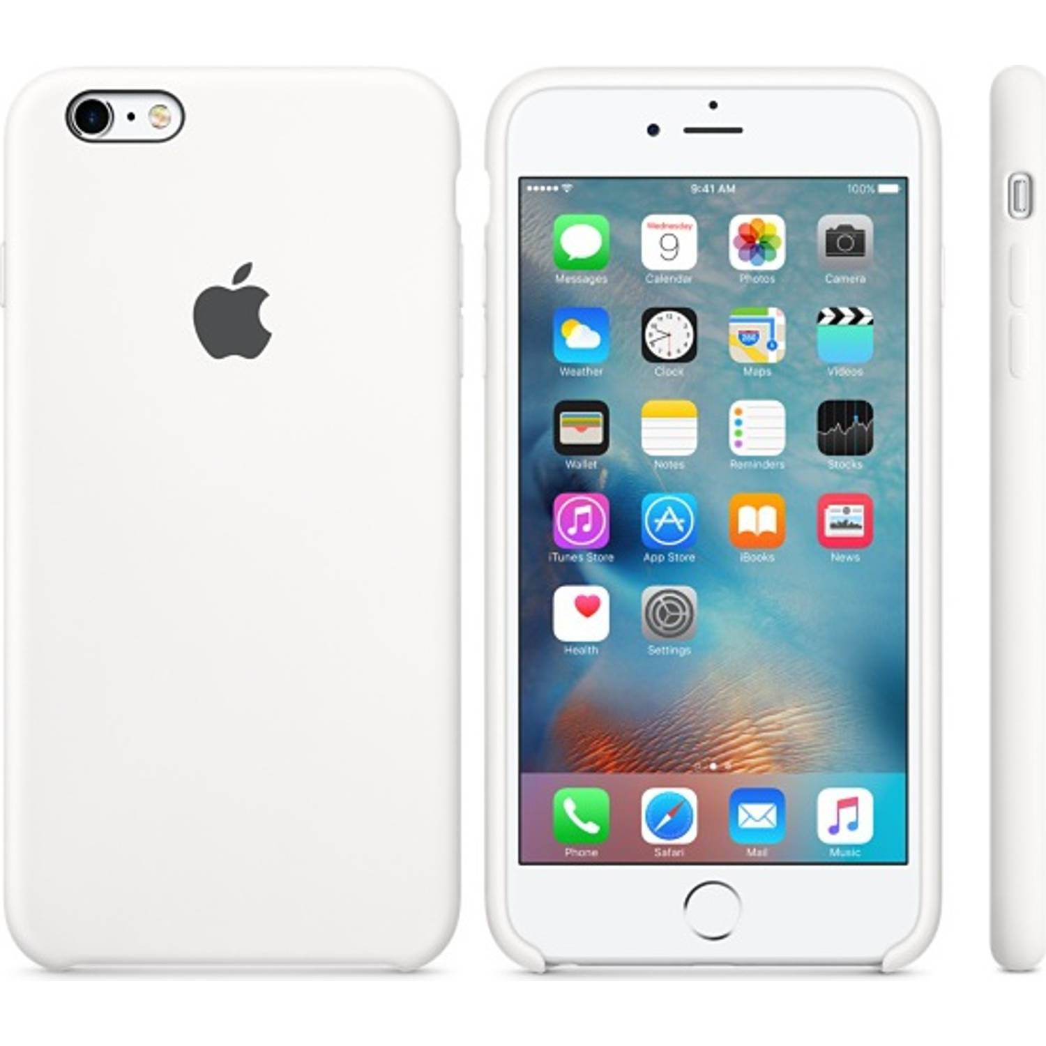 Apple MKXK2ZM/A Silicone Case White For IPhone 6S Plus Apple MKXK2ZM/A Silicone Case White For IPhone 6S Plus