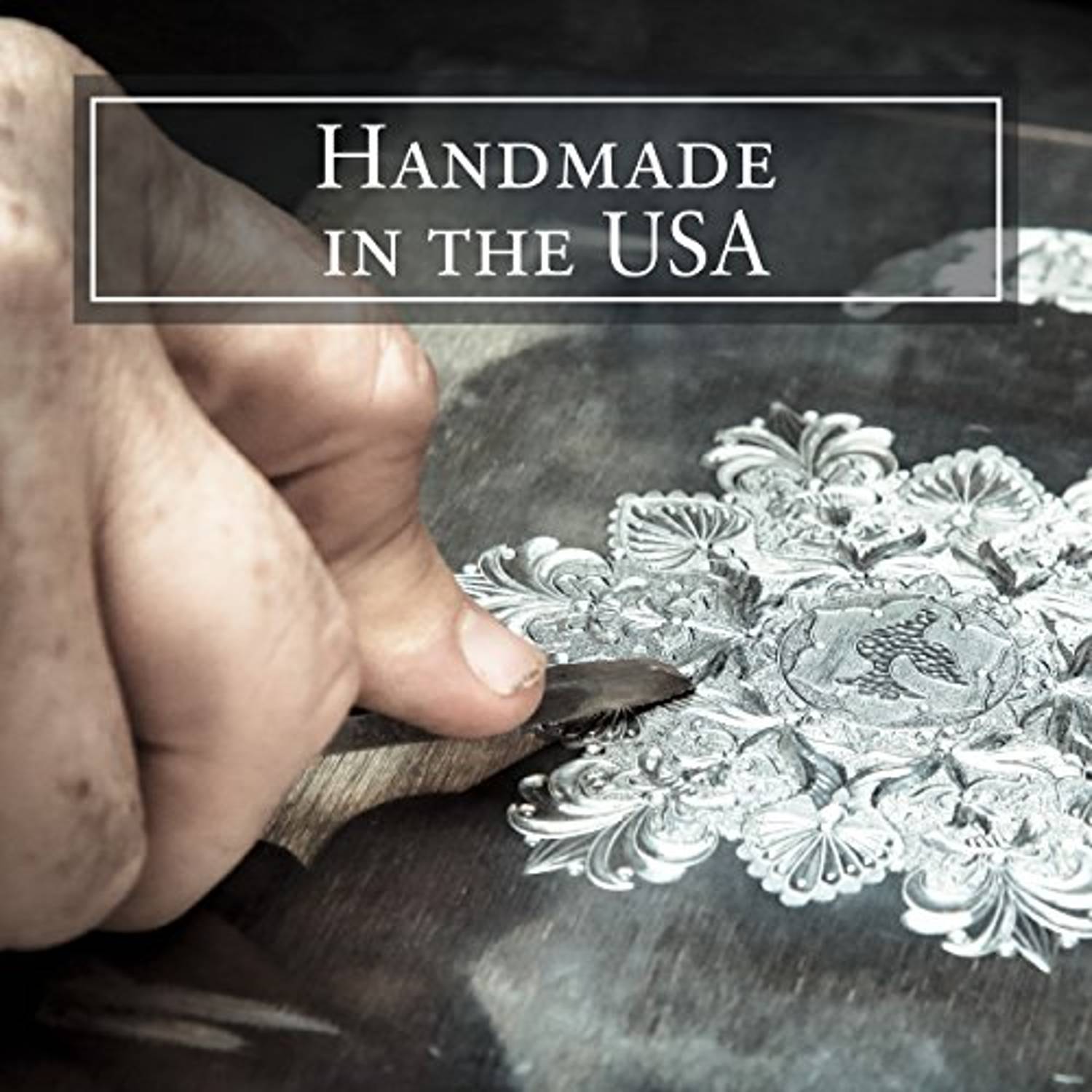 Wendell August Forge Hydrangea Metal Coaster, Medium, Silver Wendell August Forge Hydrangea Metal Coaster, Medium, Silver