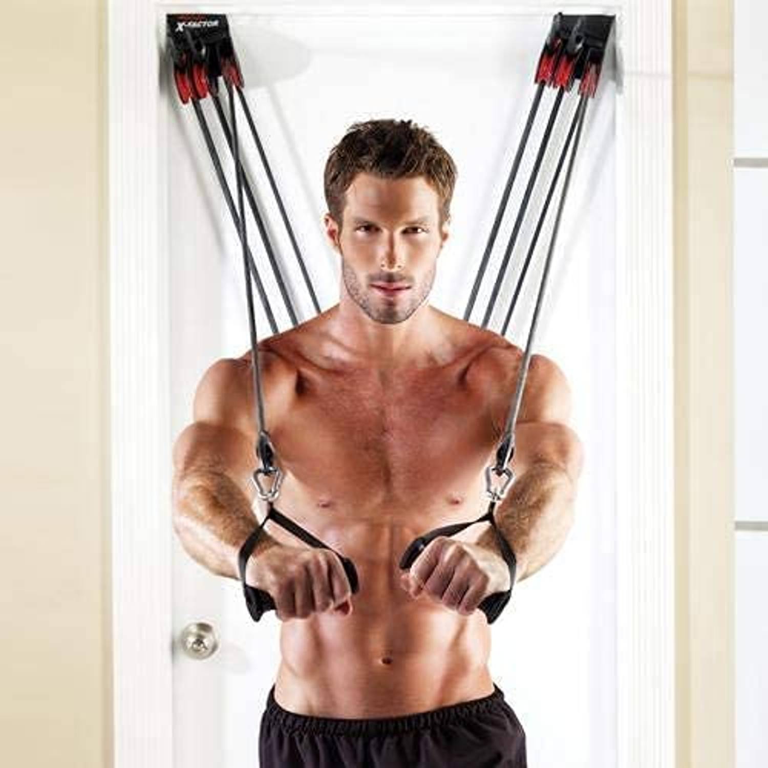 ULTIMAX DoorGym, Bodyweight Resistance Training Straps, Gym Equipment for Home with Fitness Guide, Fitness Door Trainer Tension Trainer for Exercise and Resistance Bands, Stronger Body ULTIMAX DoorGym, Bodyweight Resistance Training Straps, Gym Equipment for Home with Fitness Guide, Fitness Door Trainer Tension Trainer for Exercise and Resistance Bands, Stronger Body