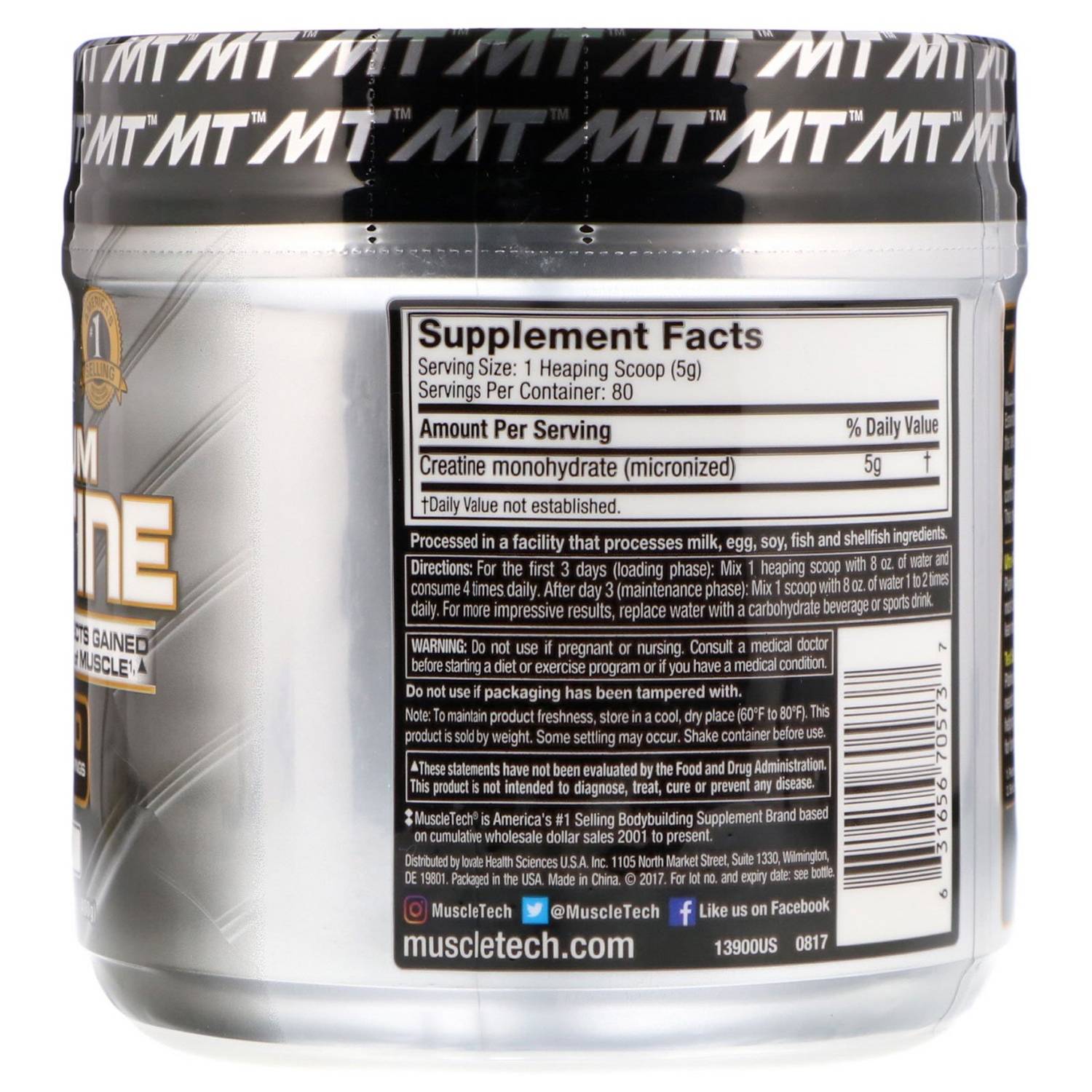 MuscleTech Platinum Creatine 400G MuscleTech Platinum Creatine 400G