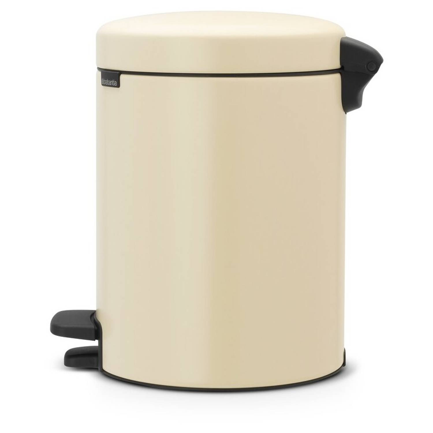 Brabantia Pedal Bin NewIcon 5 Litre Almond Brabantia Pedal Bin NewIcon 5 Litre Almond