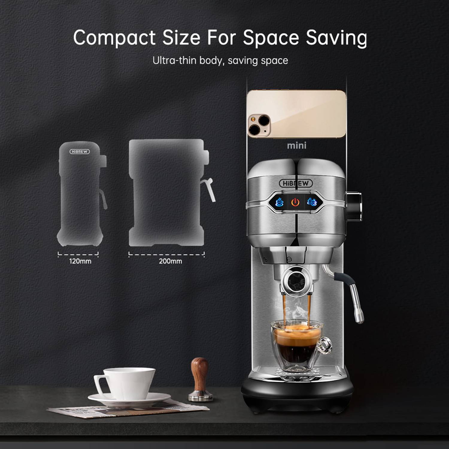 Hibrew Semi-Automatic Coffee Machine- H11 Hibrew Semi-Automatic Coffee Machine- H11