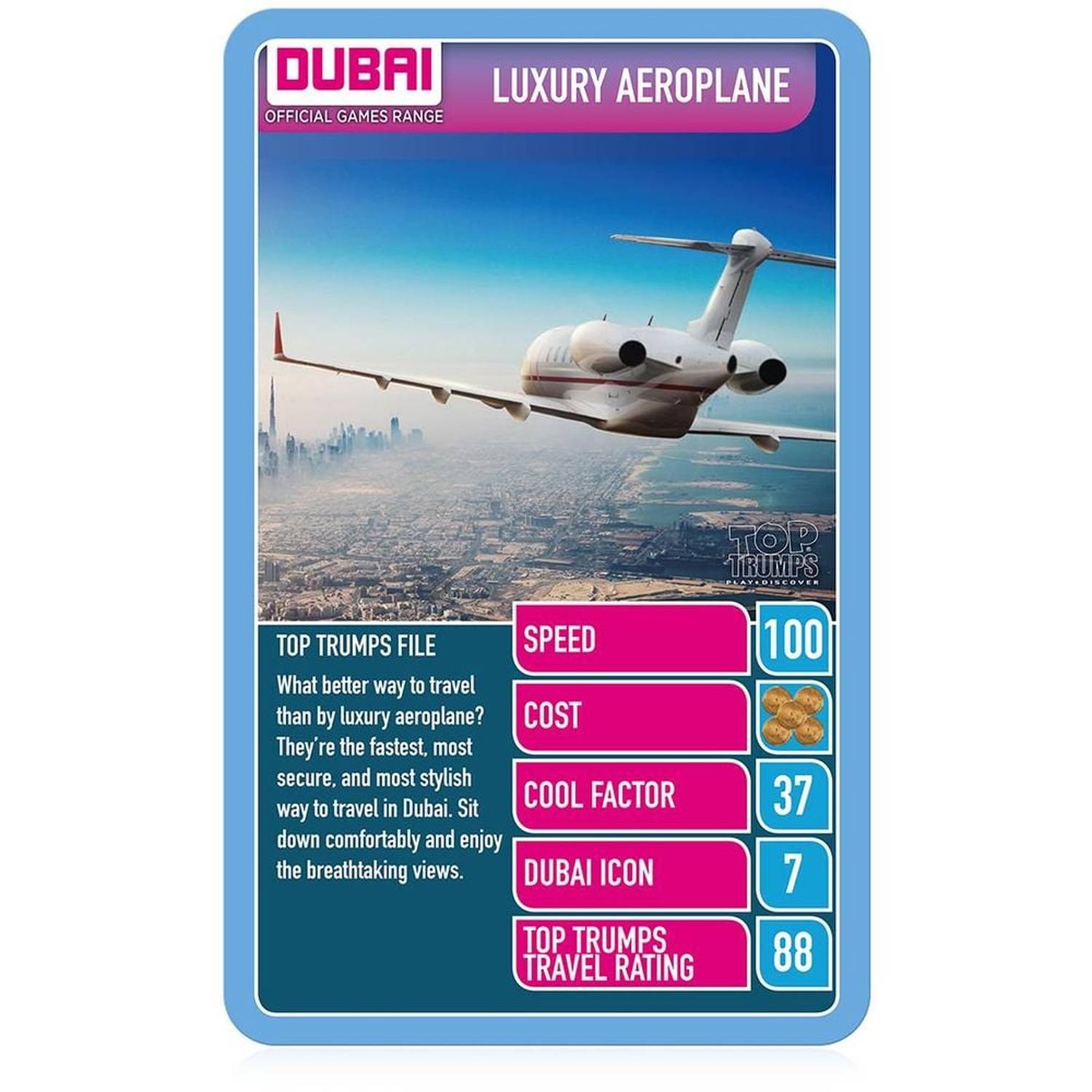 Winning Moves 5036905037488 Dubai Cars, Camels and Cool Transport Top Trumps Card Game Winning Moves 5036905037488 Dubai Cars, Camels and Cool Transport Top Trumps Card Game