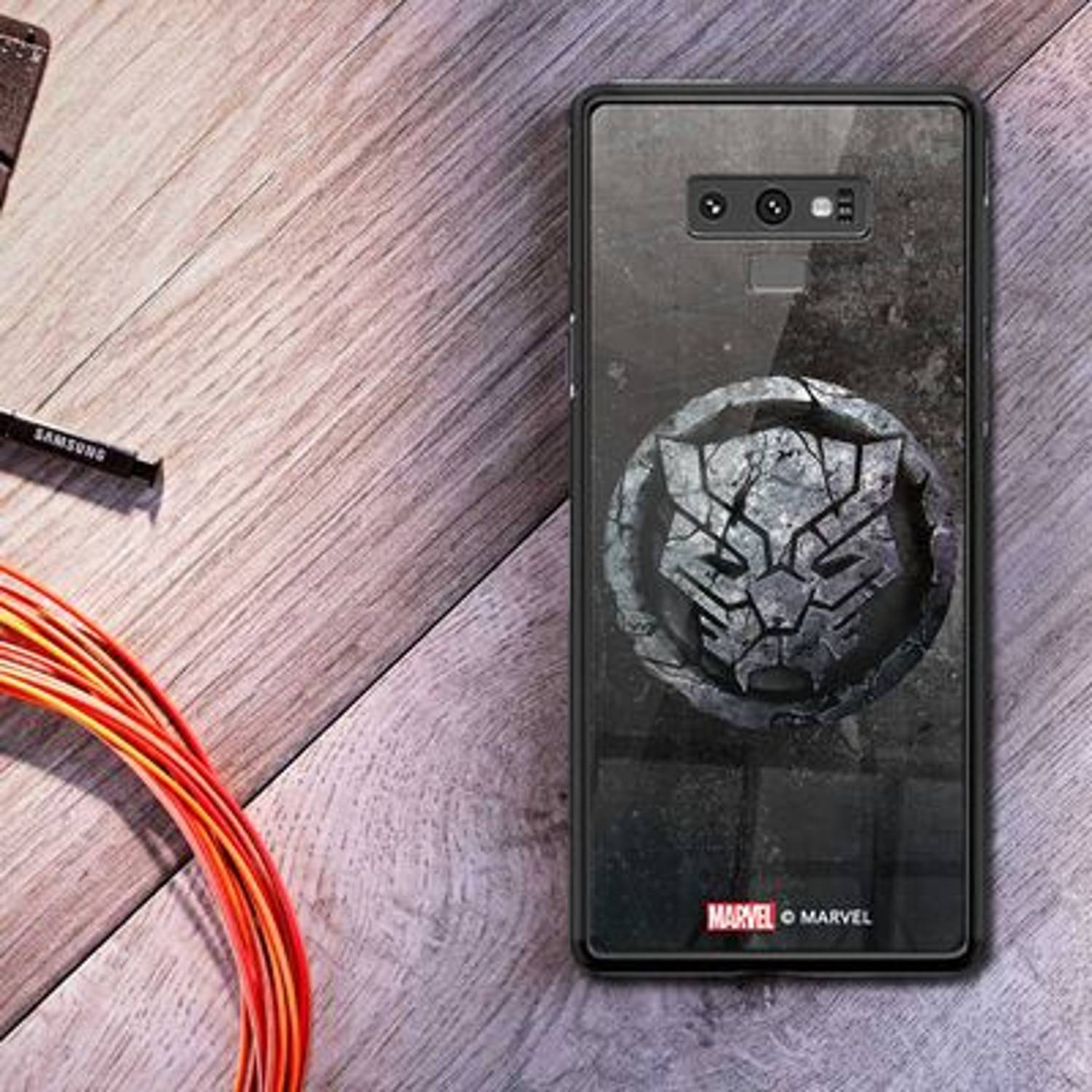 Marvel Black Panther Symbol Samsung Note 9 Cover Marvel Black Panther Symbol Samsung Note 9 Cover