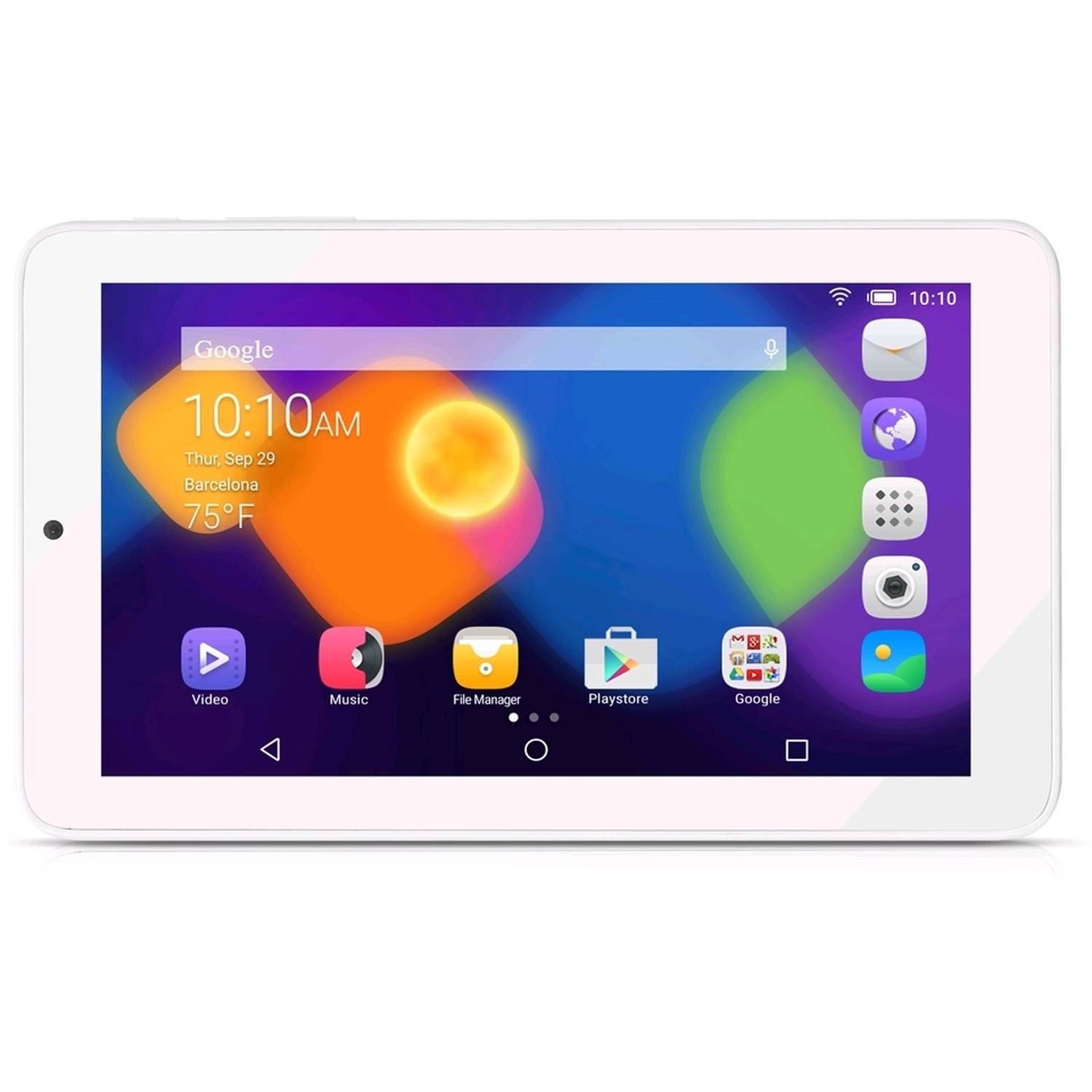 Alcatel Onetouch Pixi 3 80552AALAV4 Tablet - Android WiFi 8GB 1GB 7inch White Alcatel Onetouch Pixi 3 80552AALAV4 Tablet - Android WiFi 8GB 1GB 7inch White