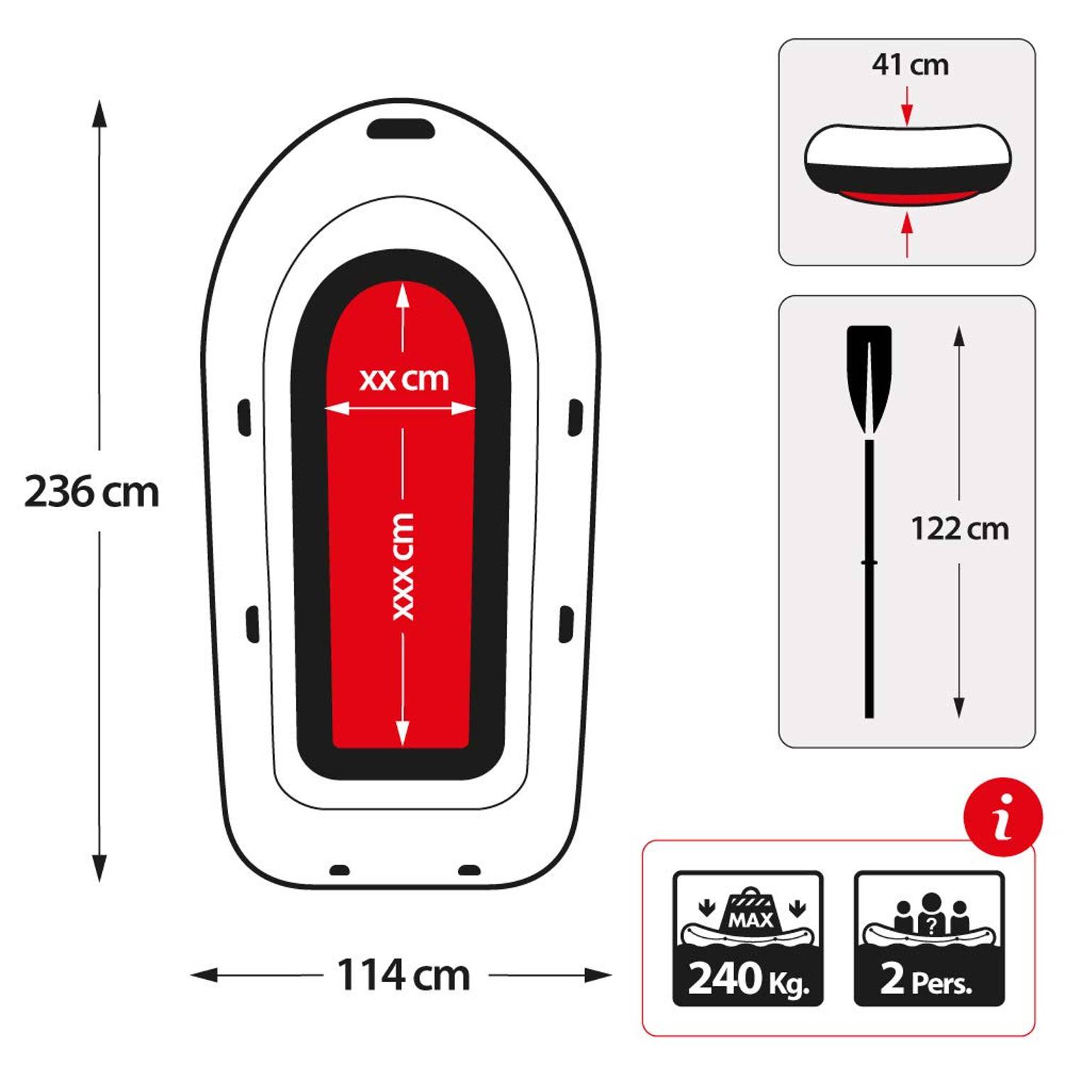 Intex Seahawk 2 Boat Set Intex Seahawk 2 Boat Set
