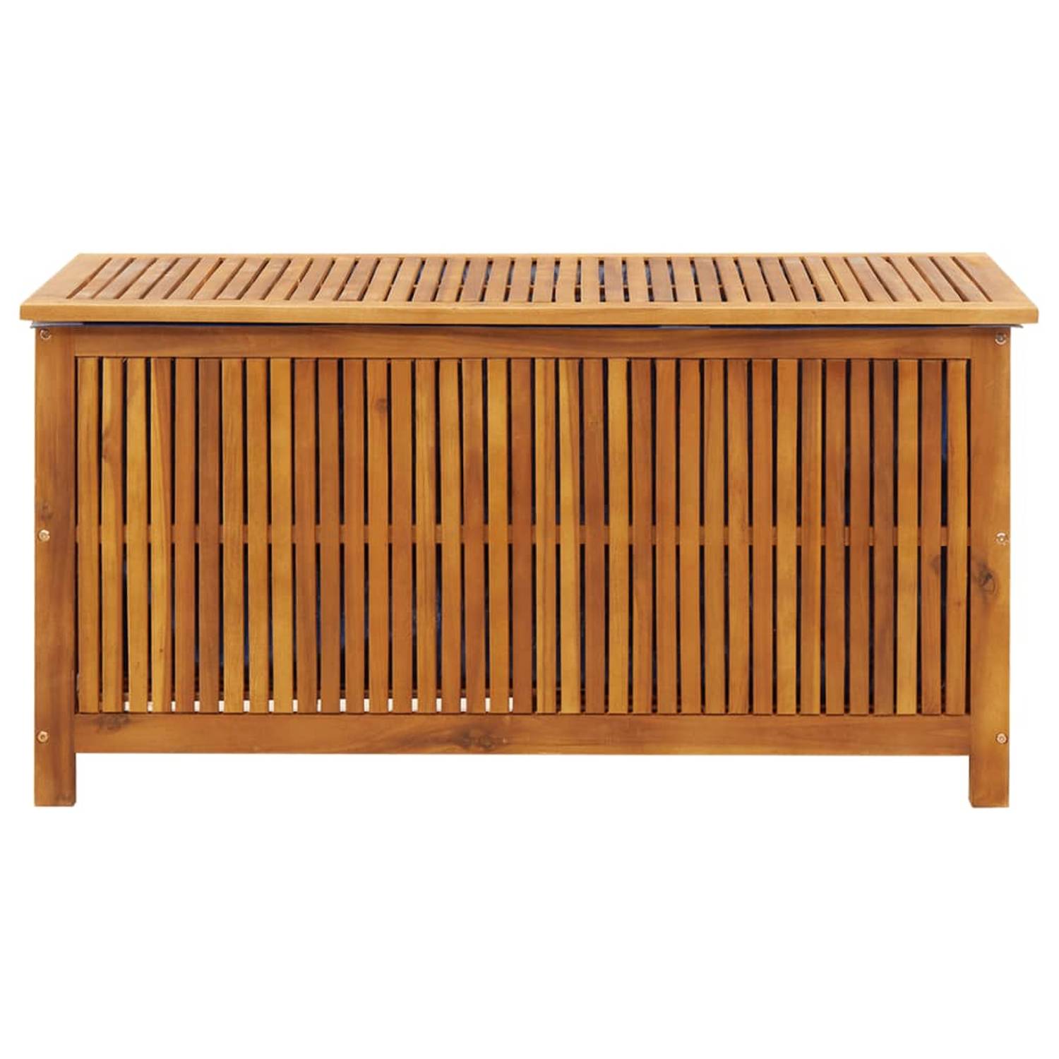 Vidaxl Garden Storage Box 113x50x58 Cm Solid Acacia Wood Vidaxl Garden Storage Box 113x50x58 Cm Solid Acacia Wood