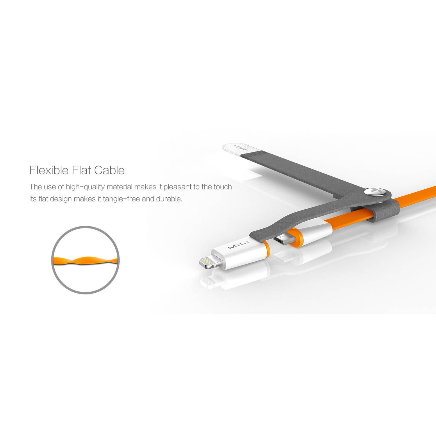 Mili Cable 1M + HX-L12 2 in 1 Lightning & Micro USB Cable Mili Cable 1M + HX-L12 2 in 1 Lightning & Micro USB Cable