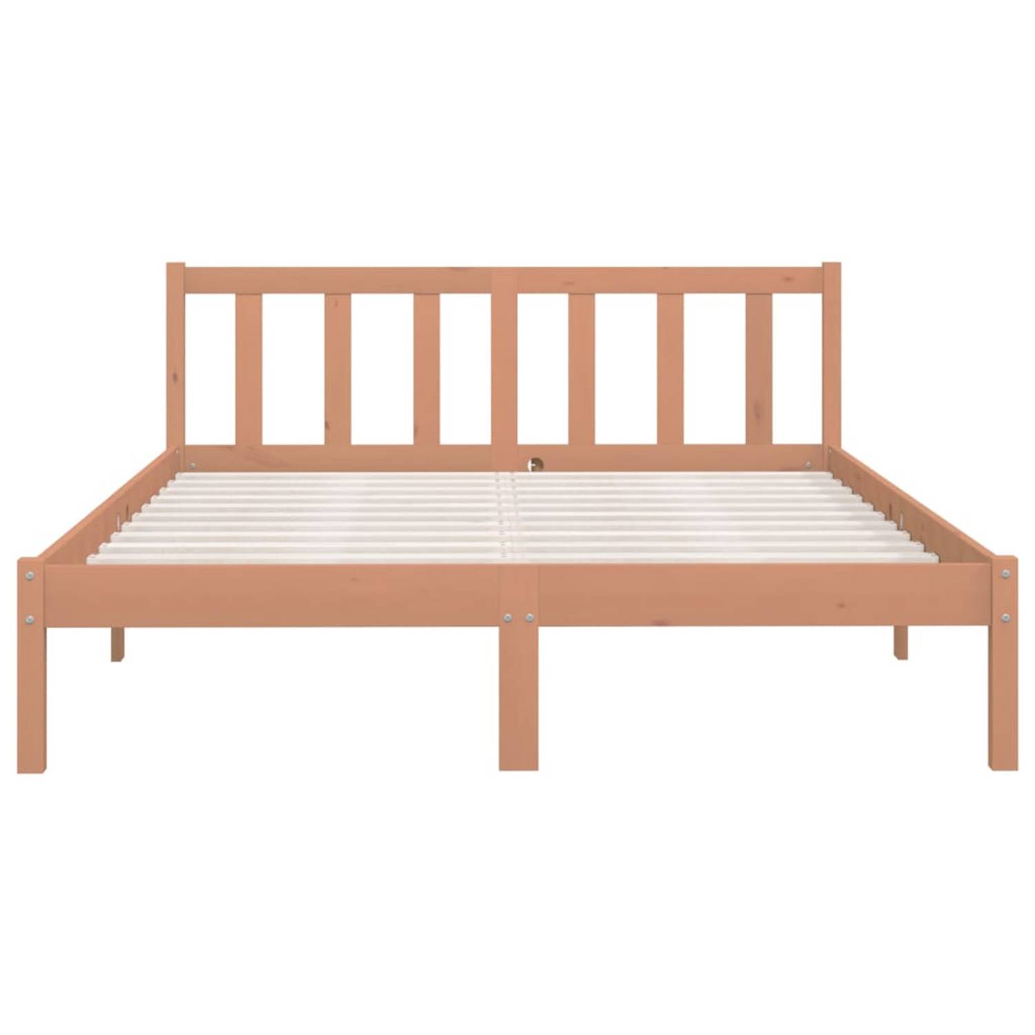 vidaXL Bed Frame Honey Brown Solid Pinewood 160x200 cm vidaXL Bed Frame Honey Brown Solid Pinewood 160x200 cm