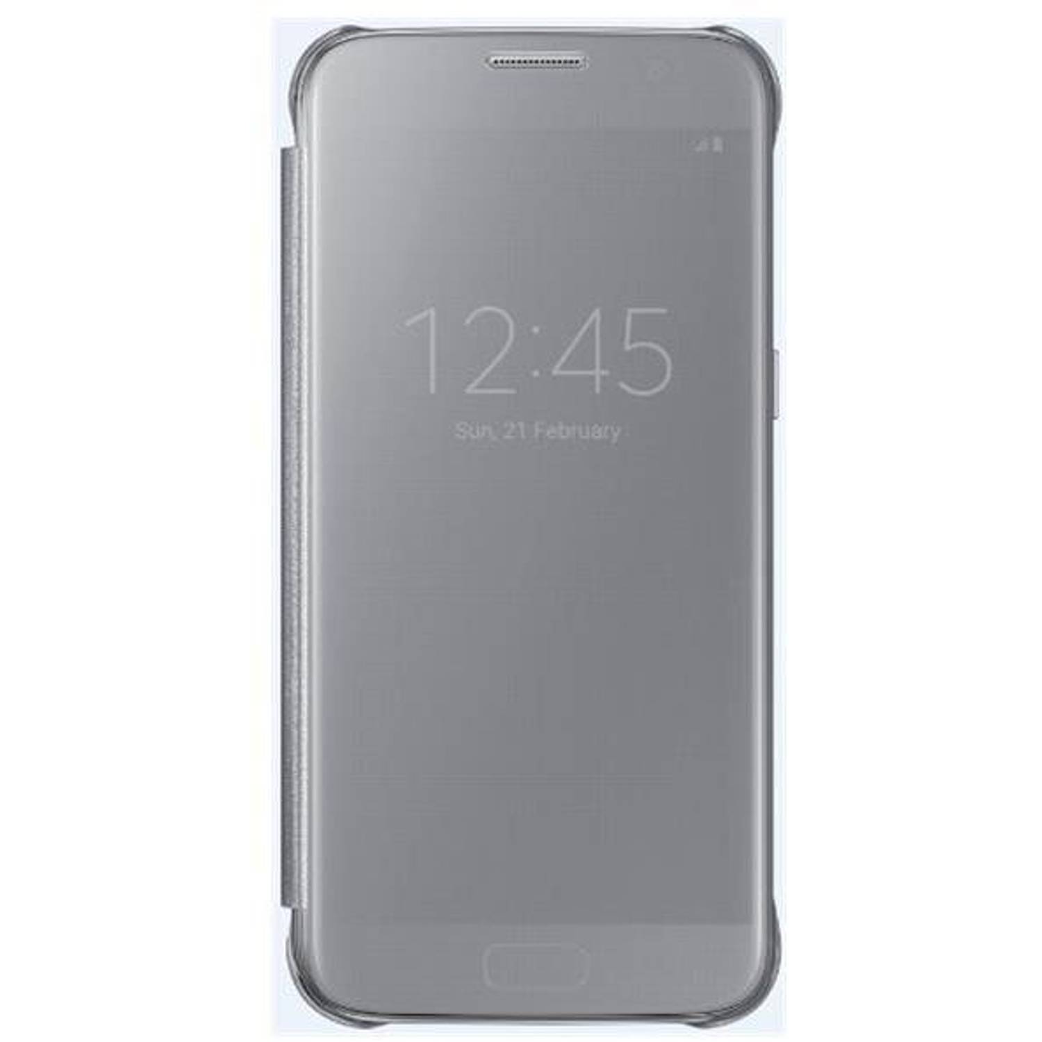 Samsung EFZG935CSEGAE Clear View Cover Silver For Galaxy S7 Edge Samsung EFZG935CSEGAE Clear View Cover Silver For Galaxy S7 Edge