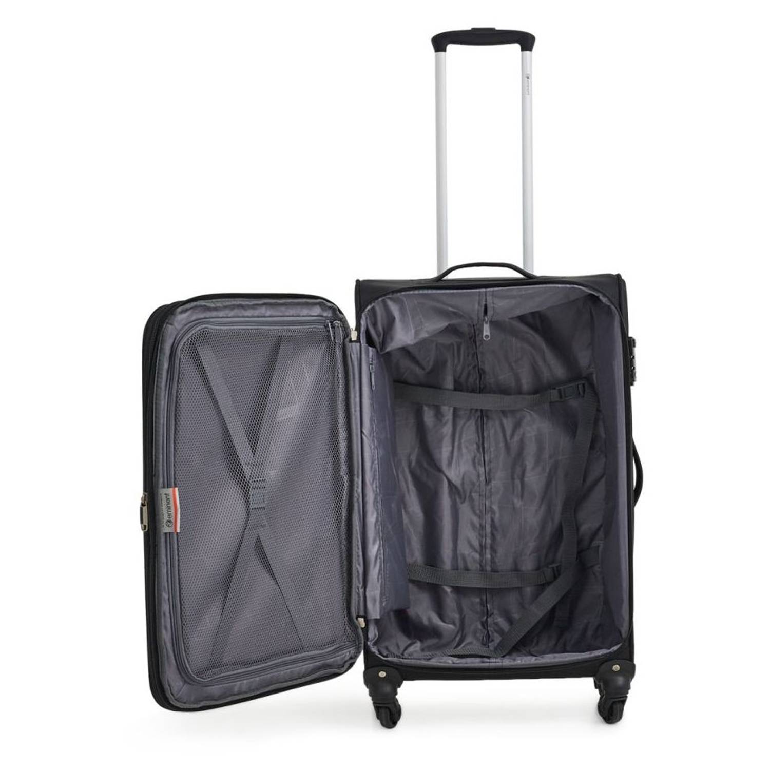 Eminent S014020BLK Nylon Spinner Luggage Trolley Case Black 20 Eminent S014020BLK Nylon Spinner Luggage Trolley Case Black 20